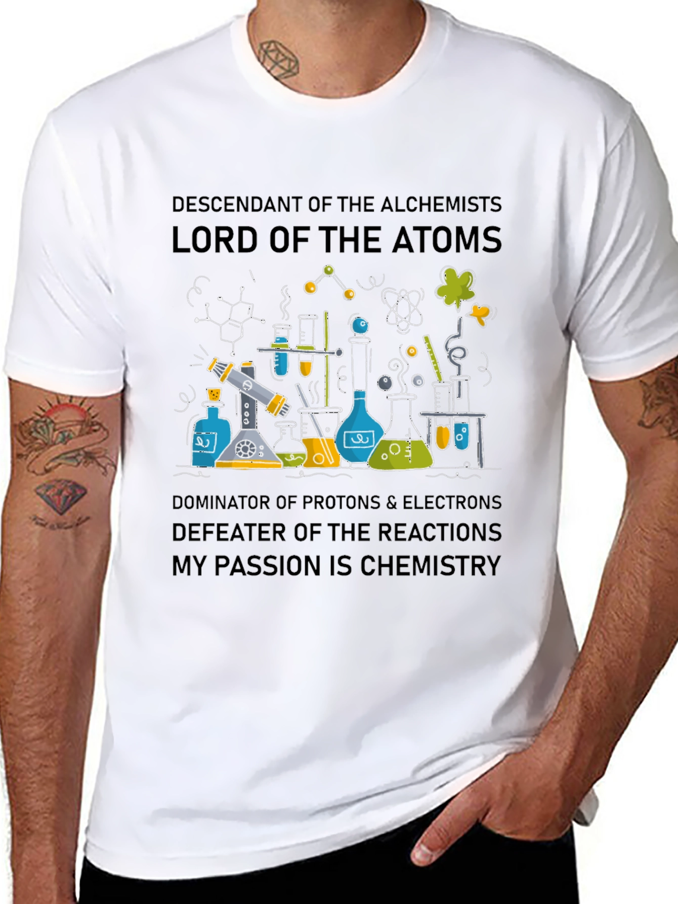 Chemistry T-Shirt - Descendant of the Alchemists