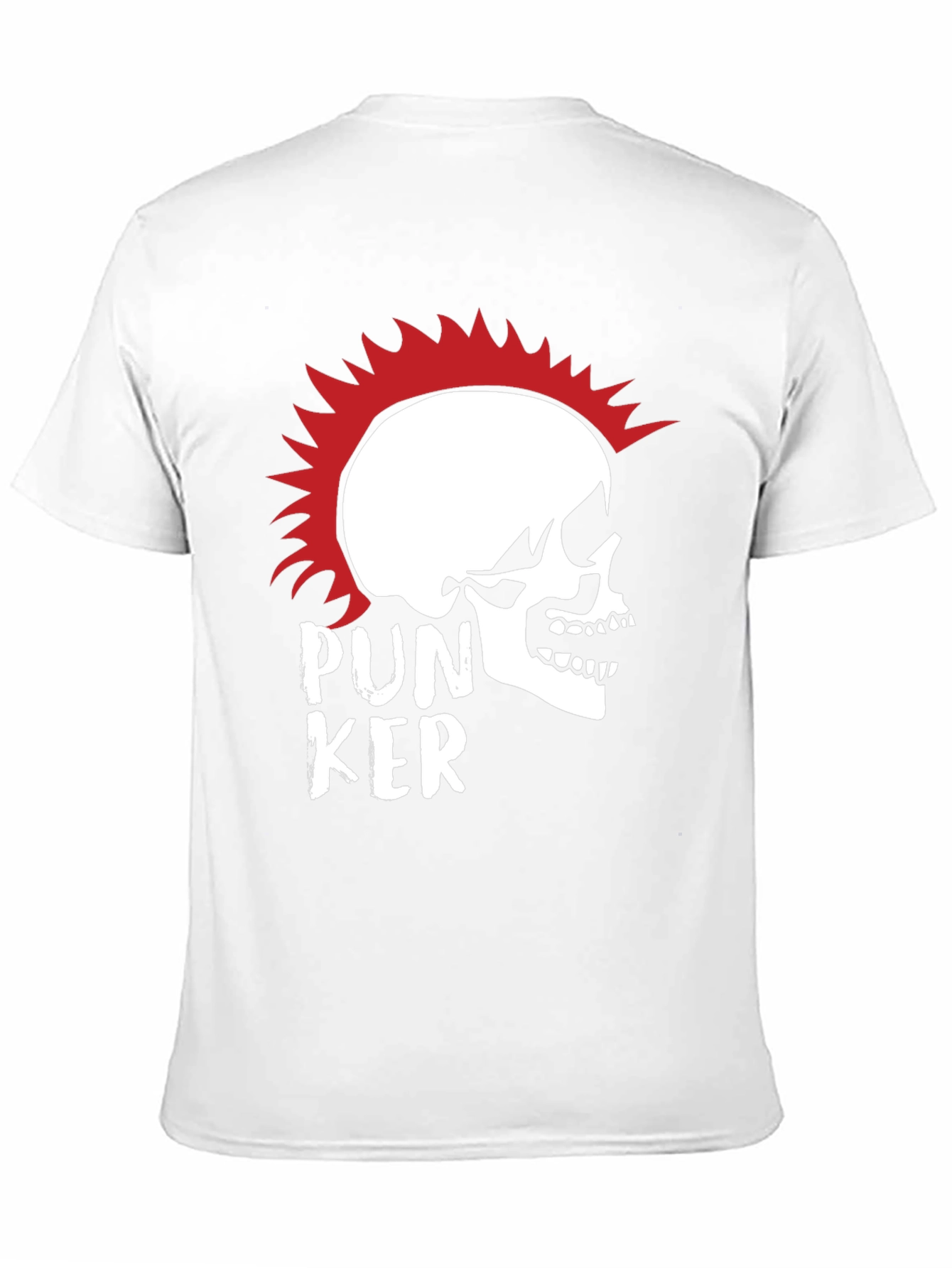 Punk Skull Graphic T-Shirt