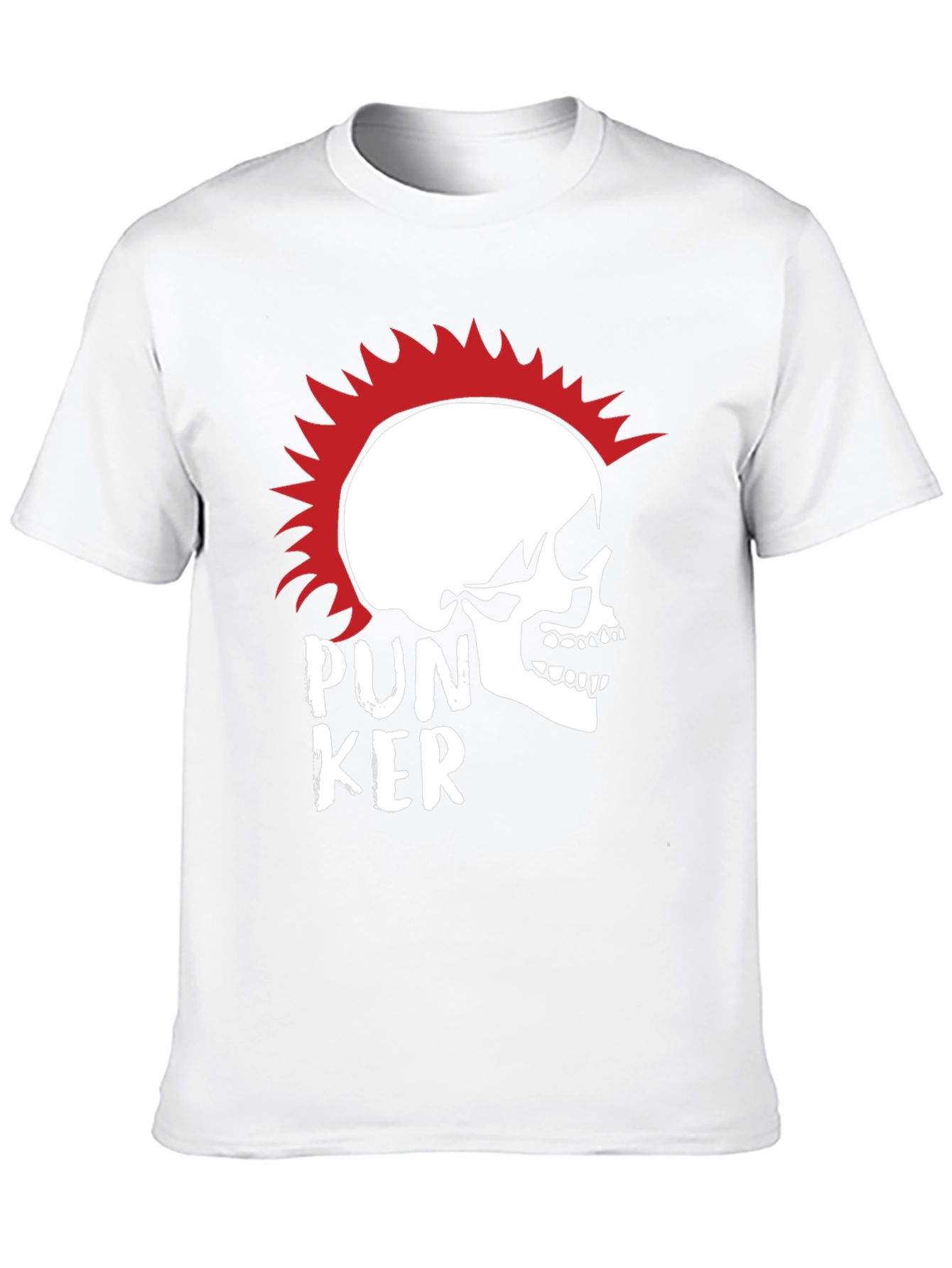 Punk Skull Graphic T-Shirt