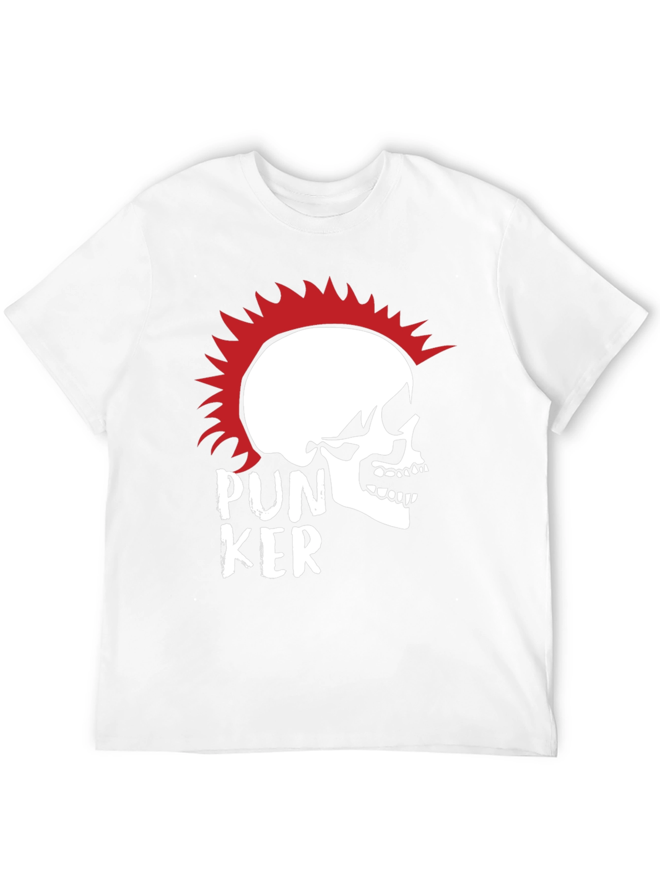 Punk Skull Graphic T-Shirt