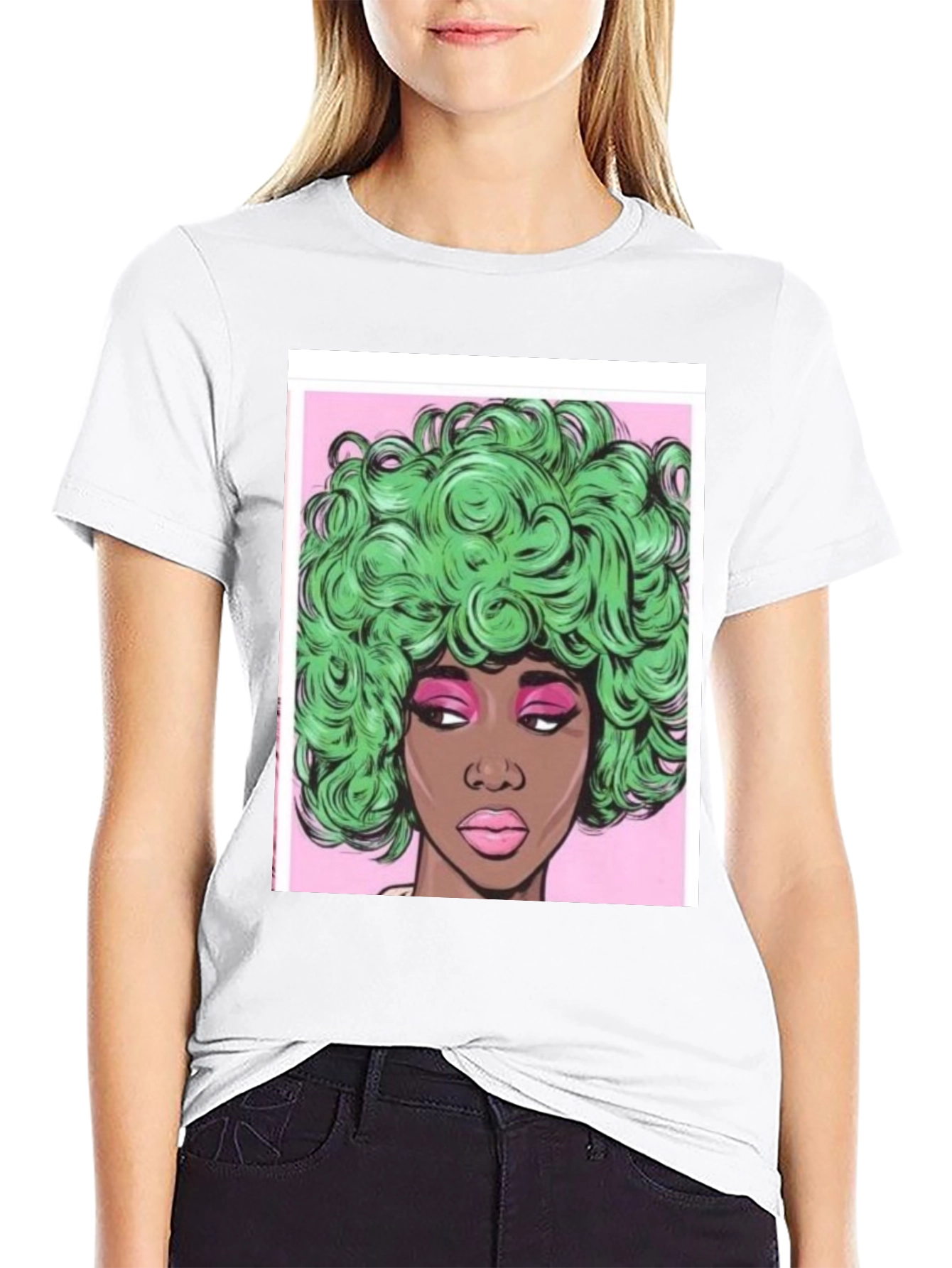 Funky Afro Pop Art T-Shirt