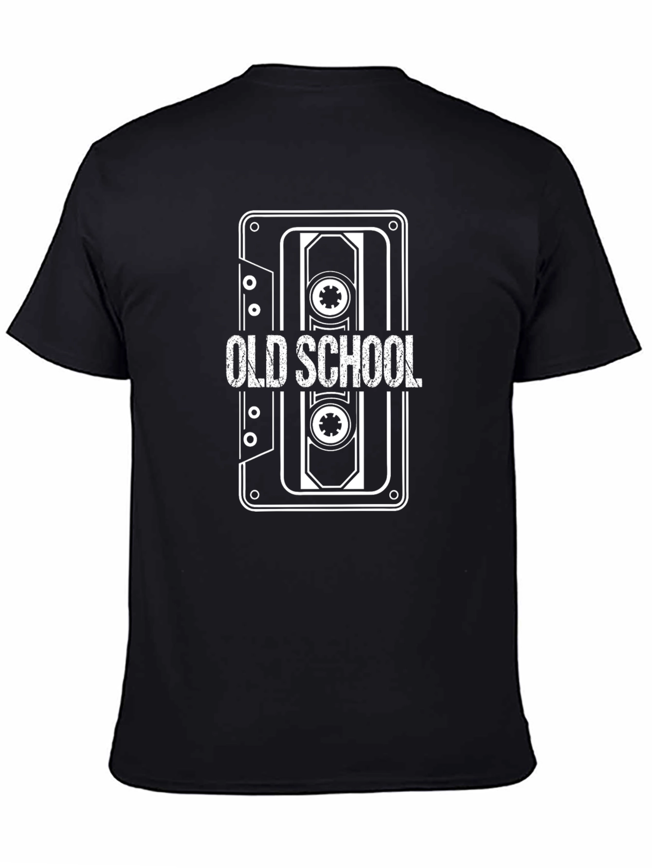 Old School Cassette Tape Graphic Tee - Retro Style