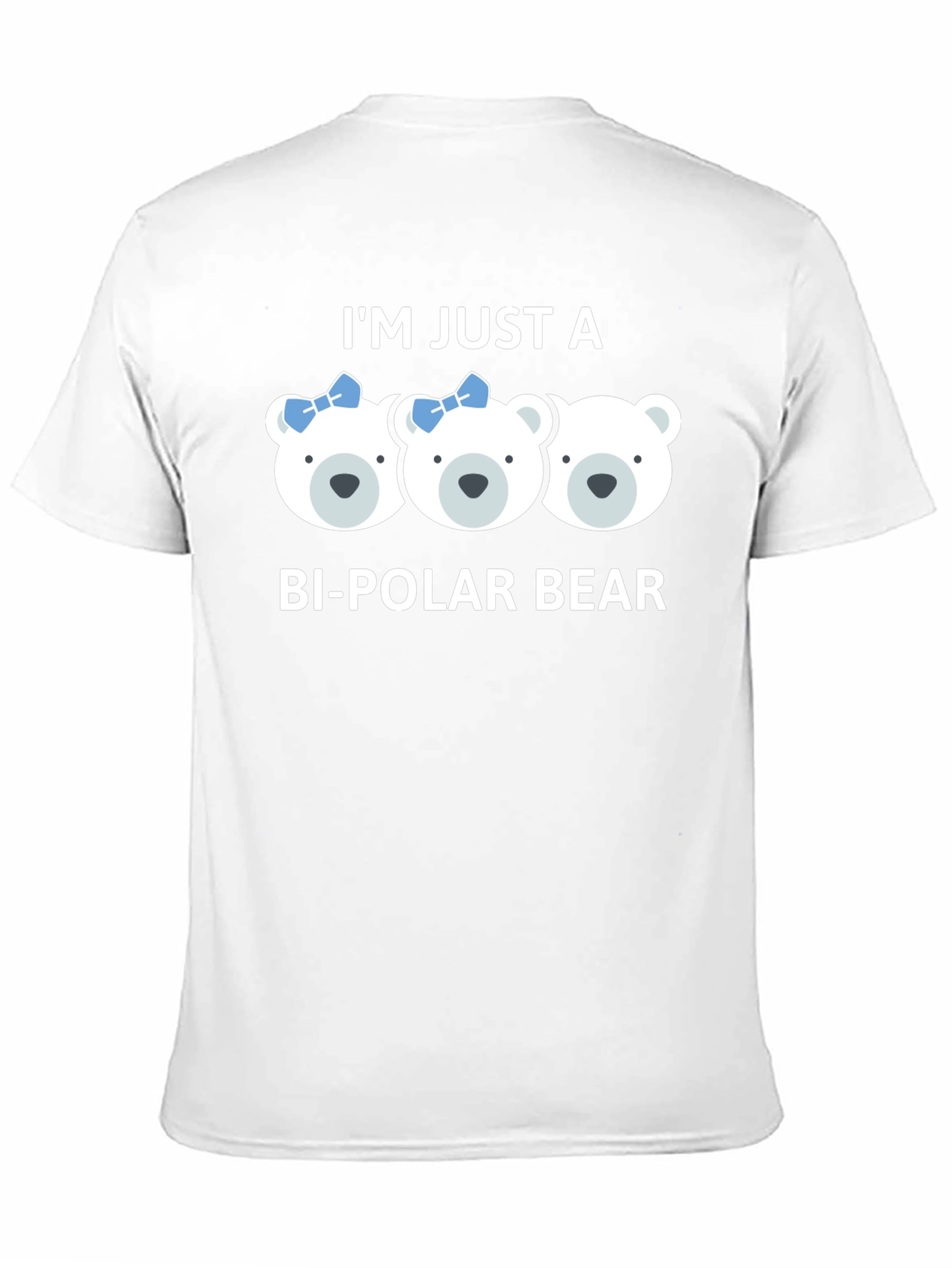 Bi-Polar Bear Graphic T-Shirt - Cute Pun Tee