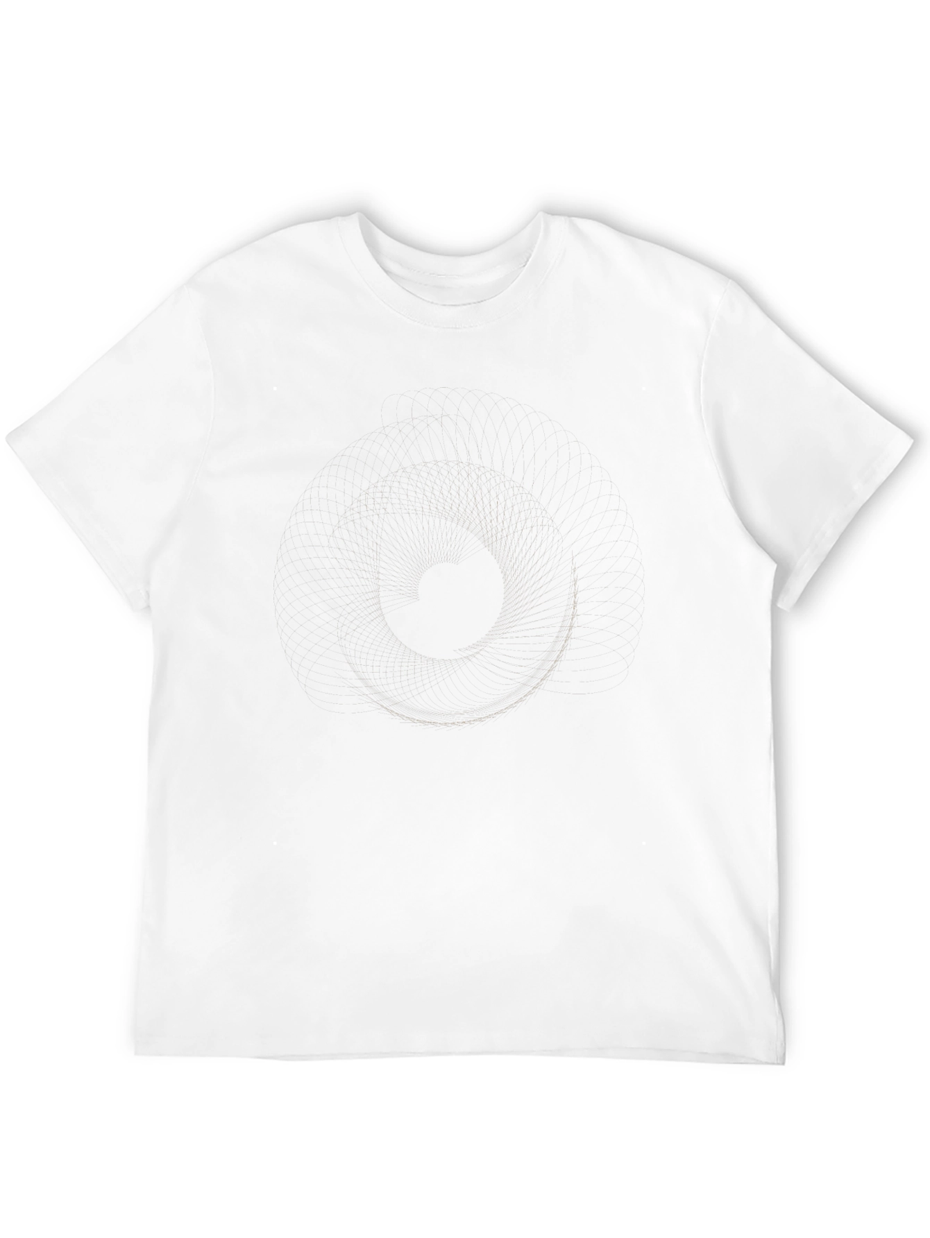 Mens Classic Black Crew Neck T-Shirt