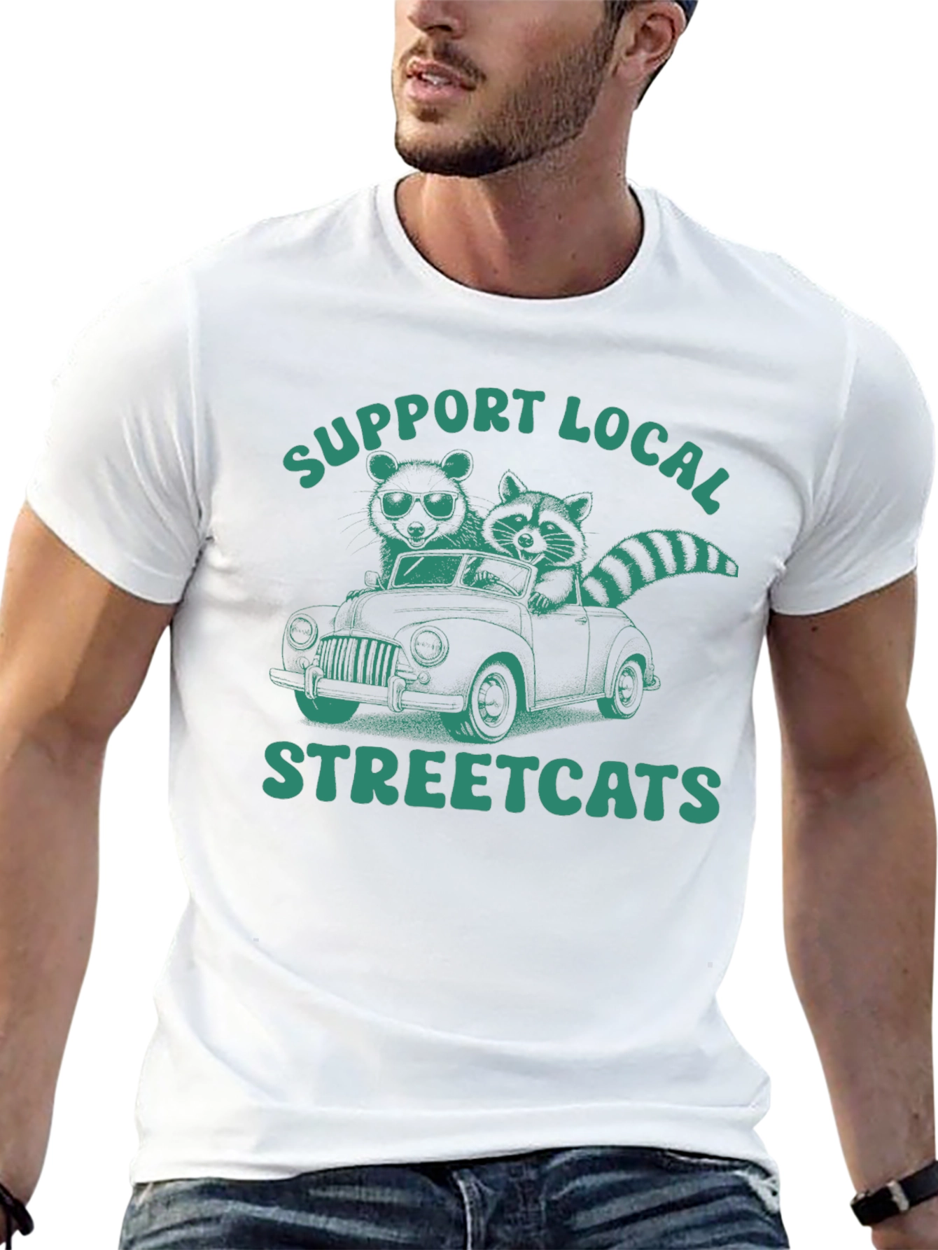 Support Local Streetcats T-Shirt