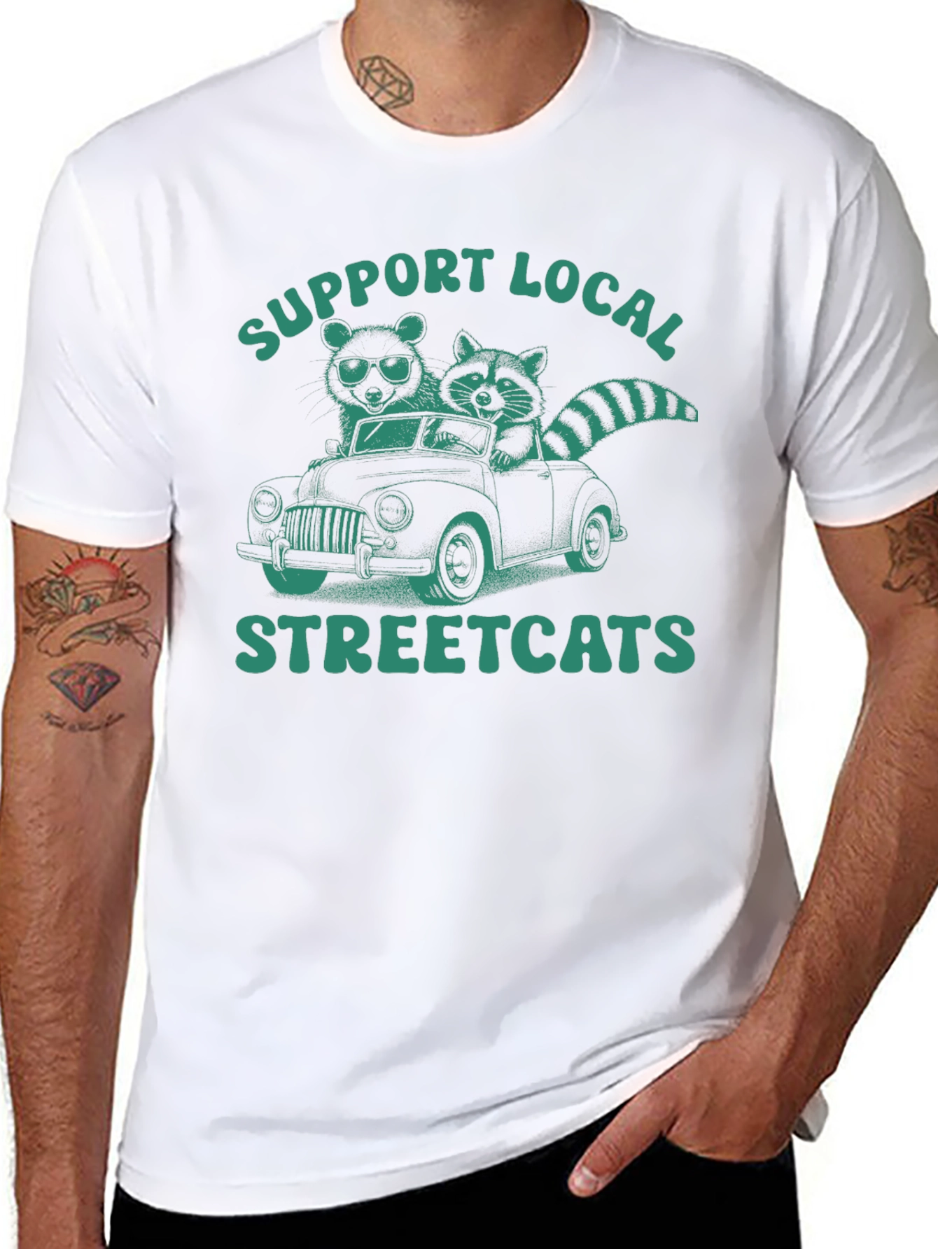 Support Local Streetcats T-Shirt