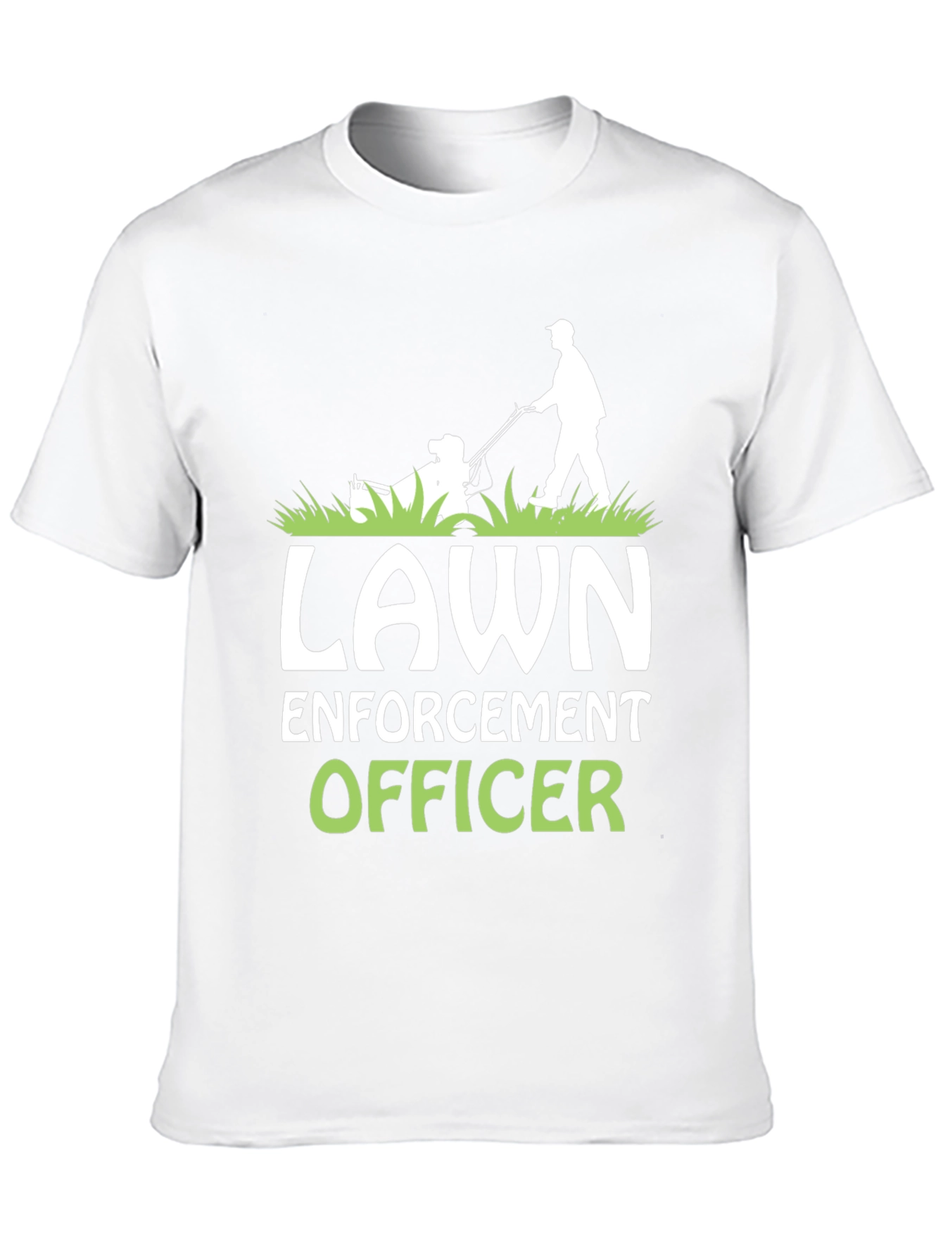Lawn Enforcement Officer Graphic T-Shirt
