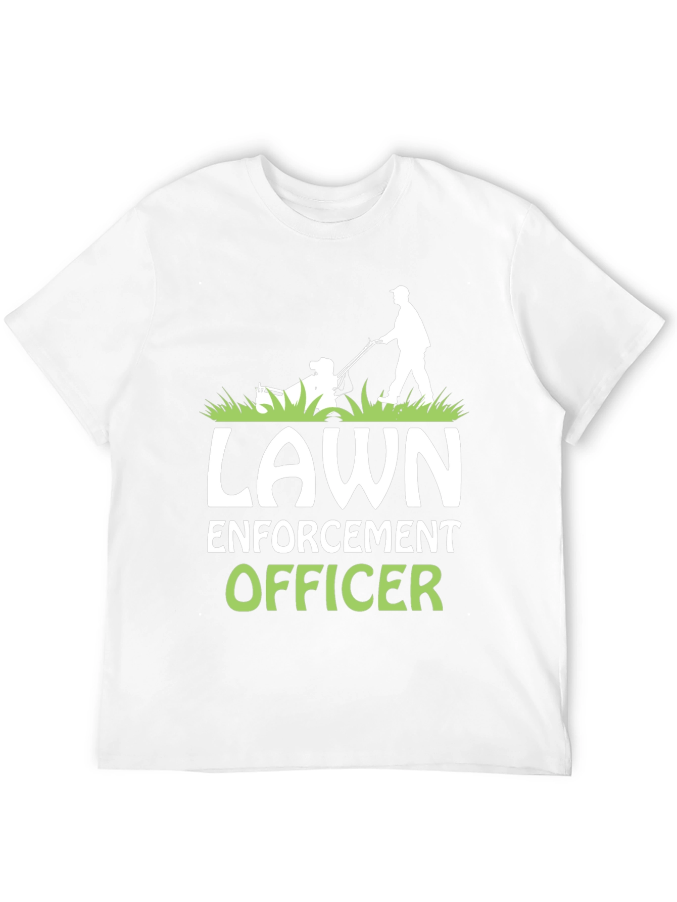 Lawn Enforcement Officer Graphic T-Shirt