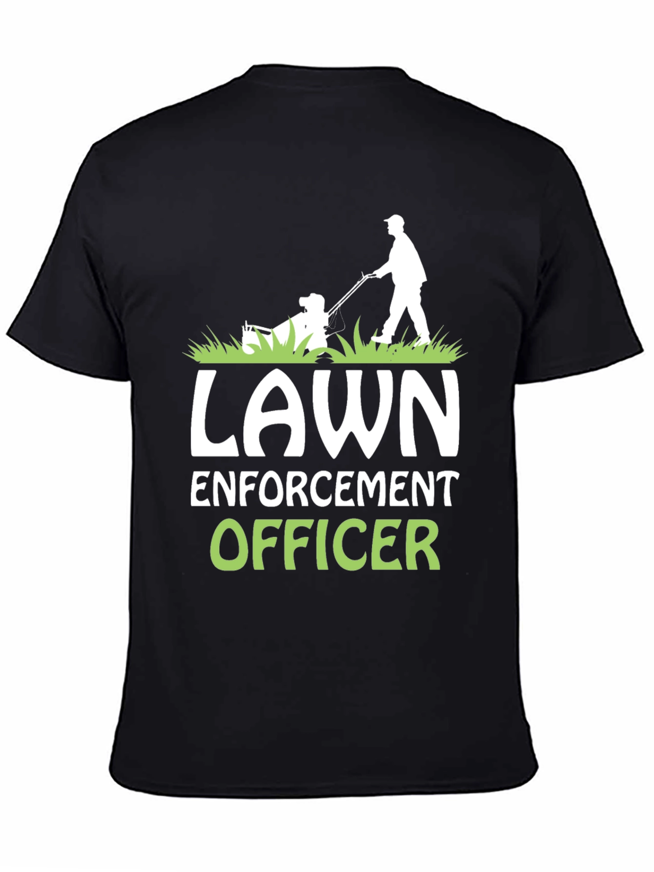 Lawn Enforcement Officer Graphic T-Shirt