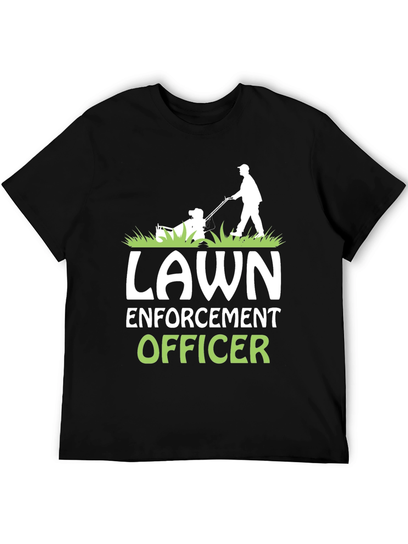 Lawn Enforcement Officer Graphic T-Shirt