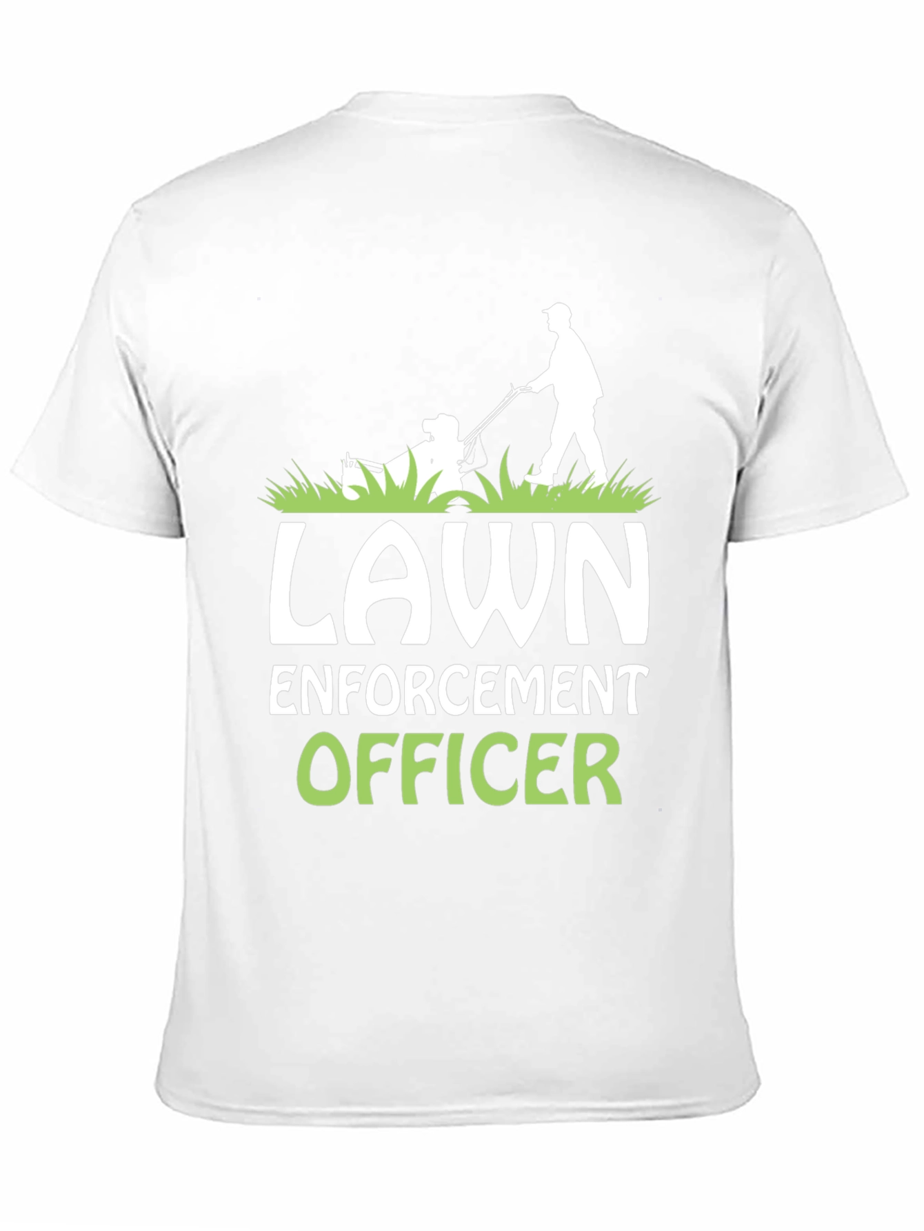 Lawn Enforcement Officer Graphic T-Shirt