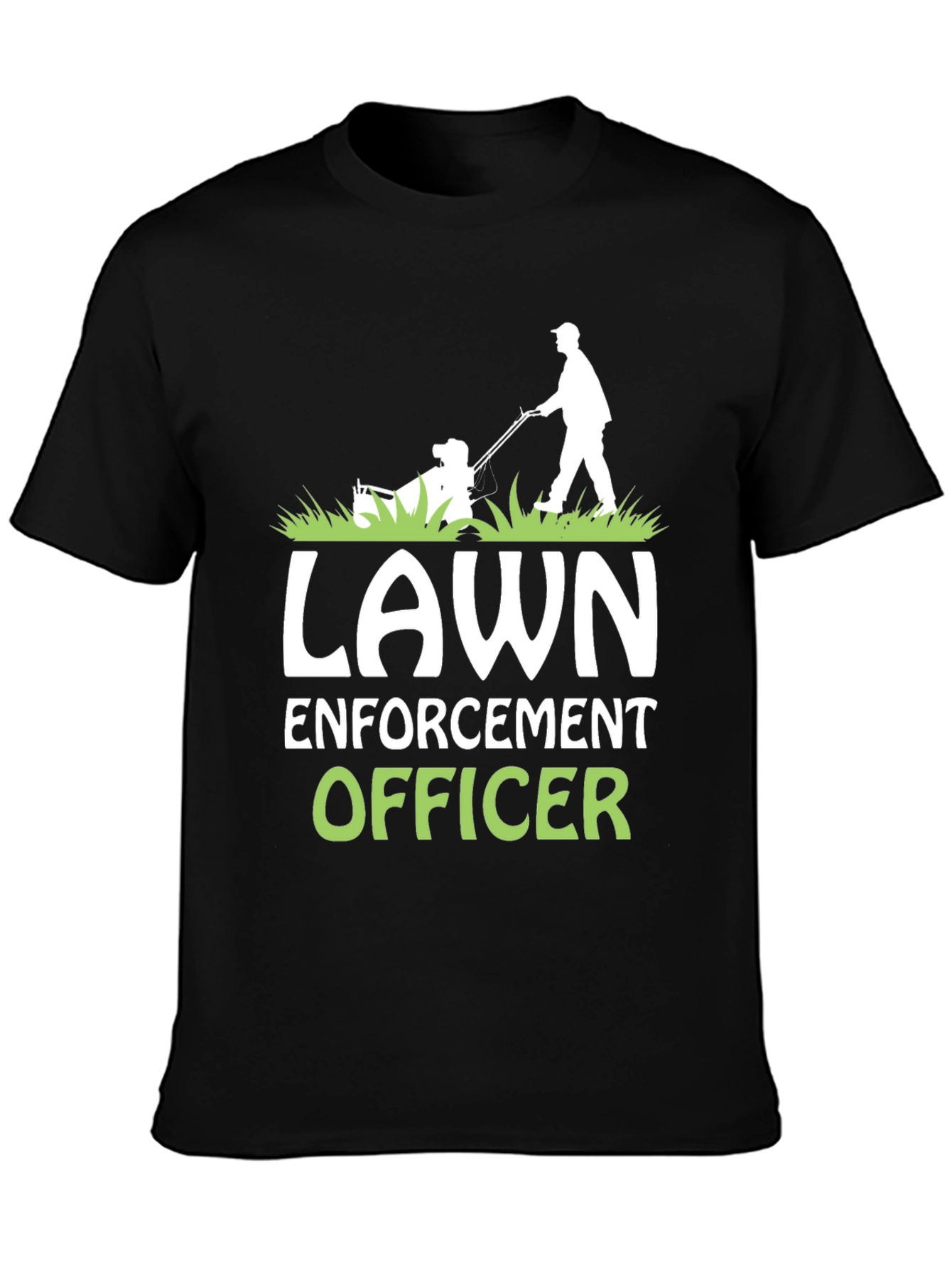 Lawn Enforcement Officer Graphic T-Shirt