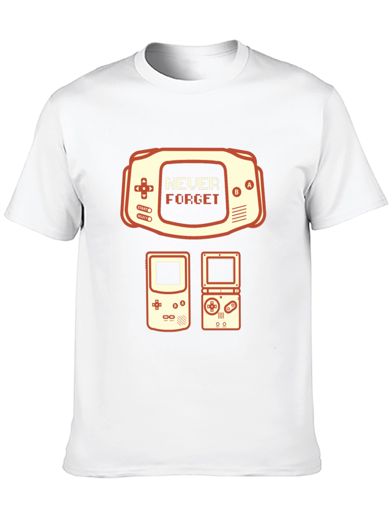 Retro Gaming T-Shirt - Never Forget Console Tee