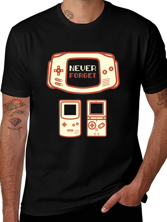 Retro Gaming T-Shirt - Never Forget Console Tee