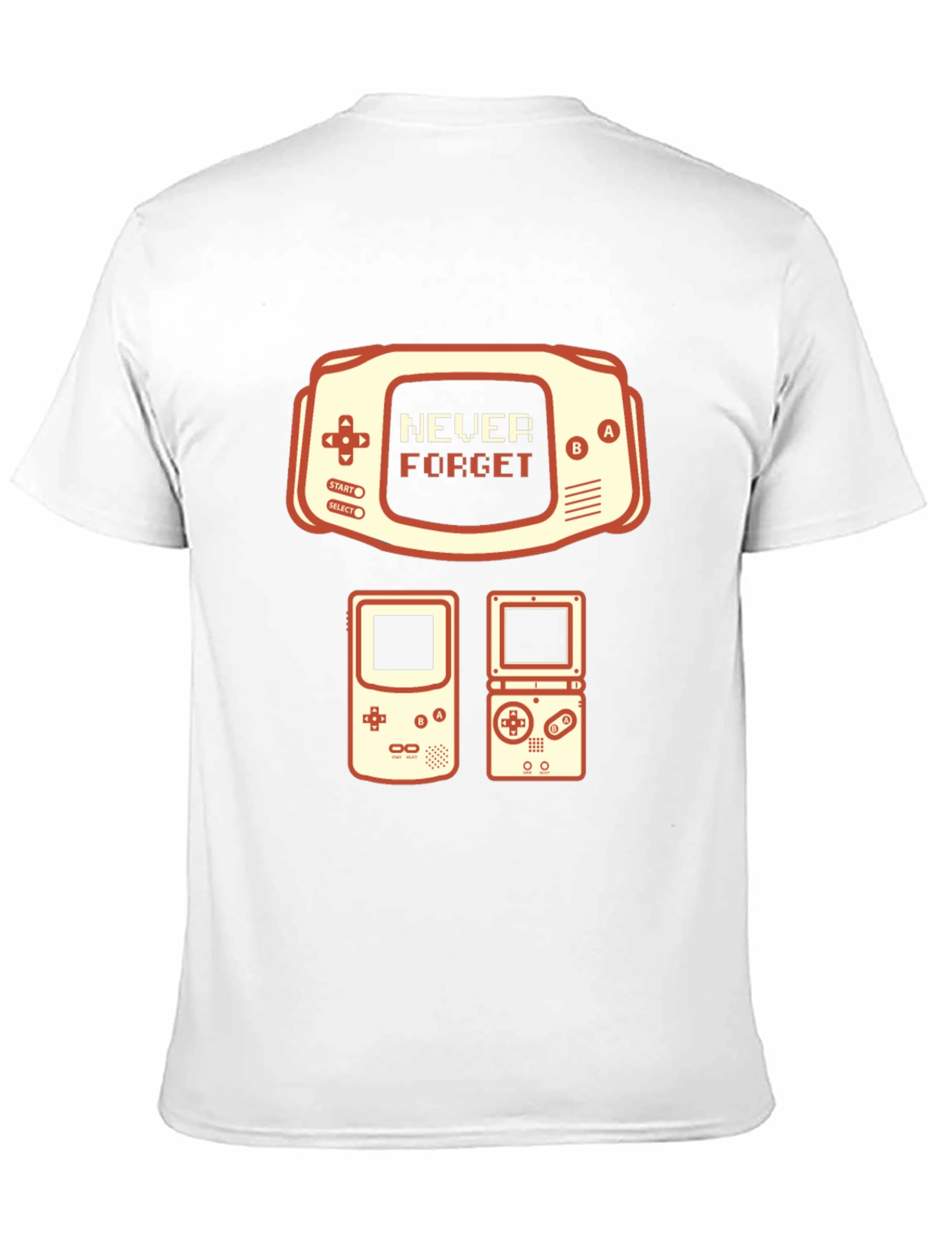 Retro Gaming T-Shirt - Never Forget Console Tee