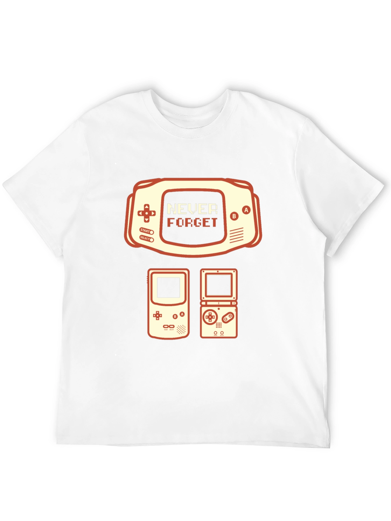 Retro Gaming T-Shirt - Never Forget Console Tee