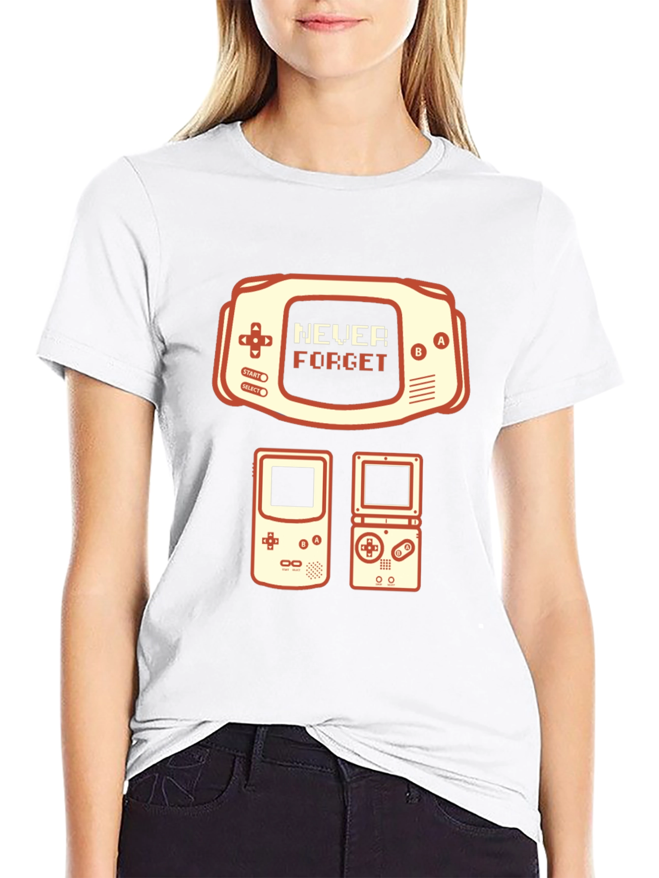 Retro Gaming T-Shirt - Never Forget Console Tee