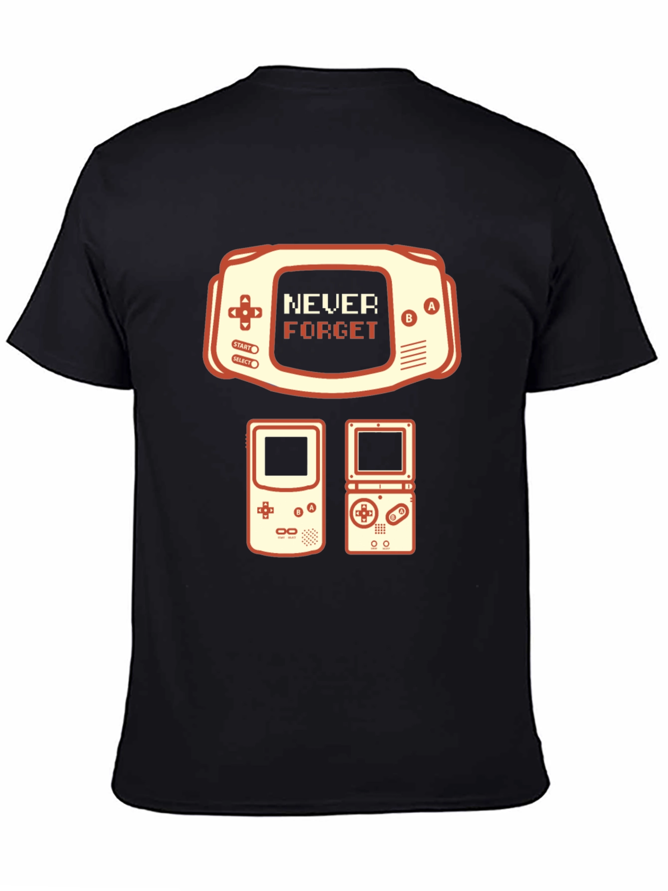 Retro Gaming T-Shirt - Never Forget Console Tee