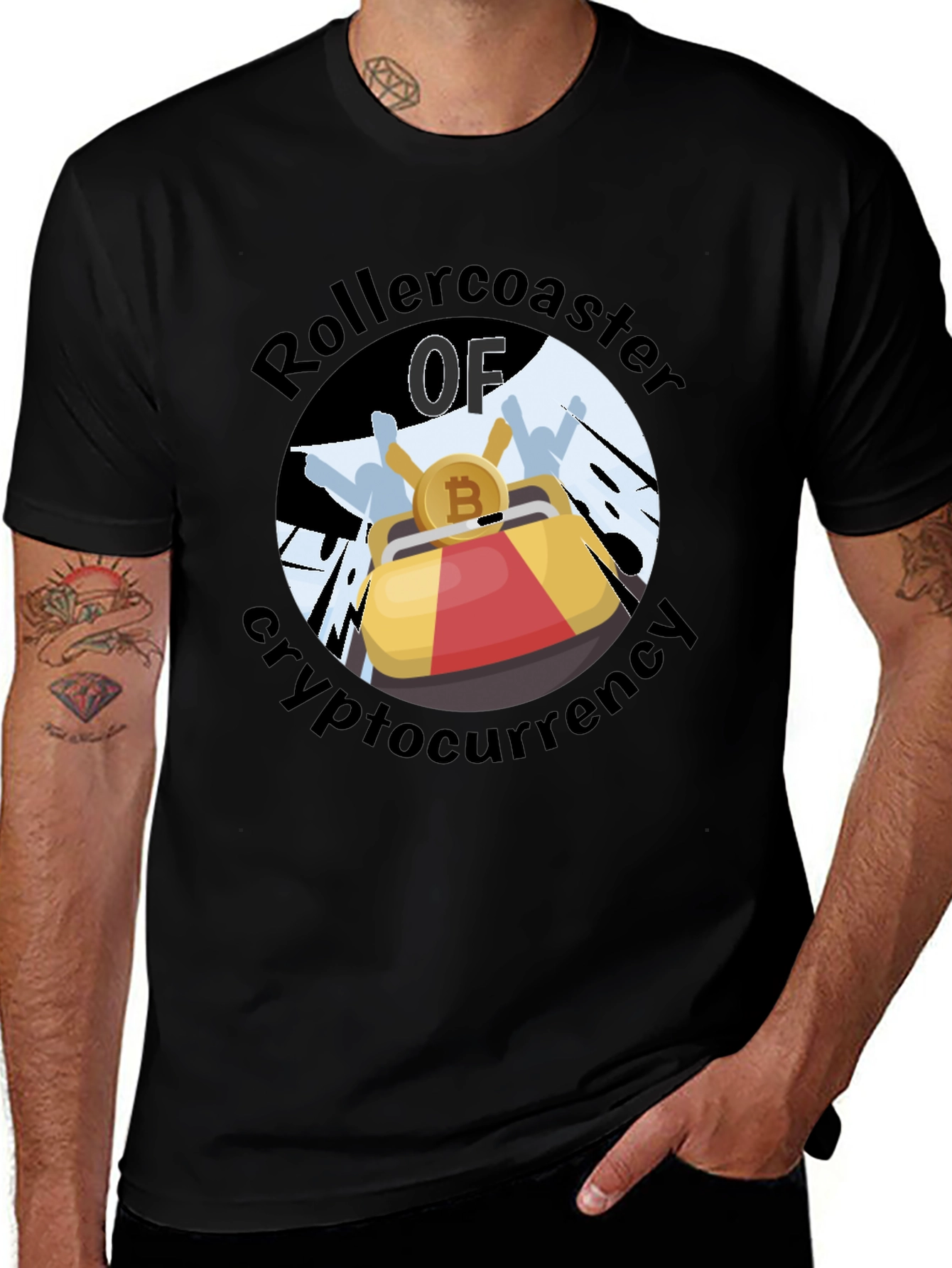 Cryptocurrency Rollercoaster T-Shirt
