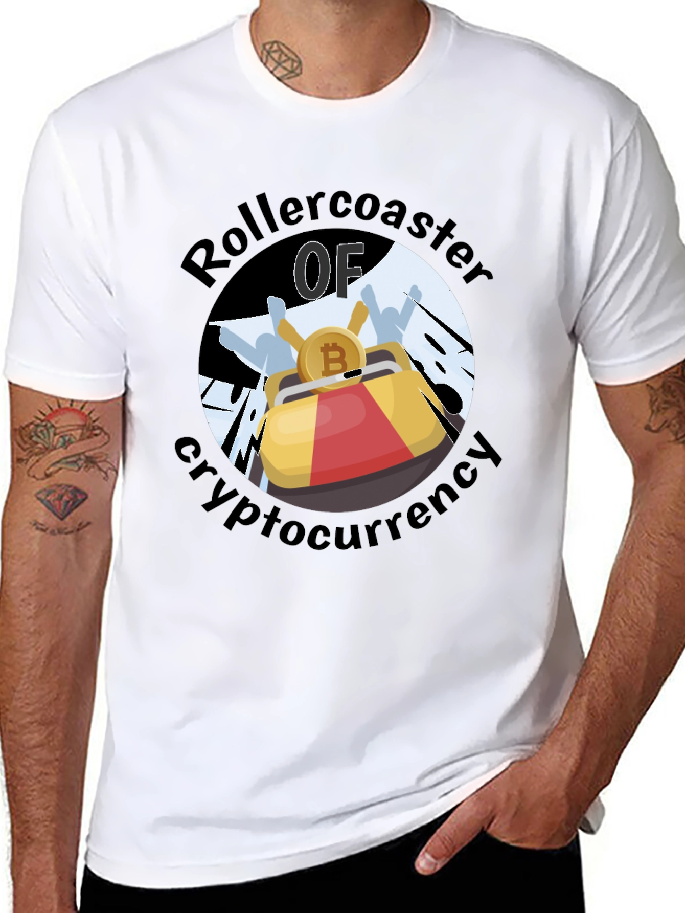 Cryptocurrency Rollercoaster T-Shirt
