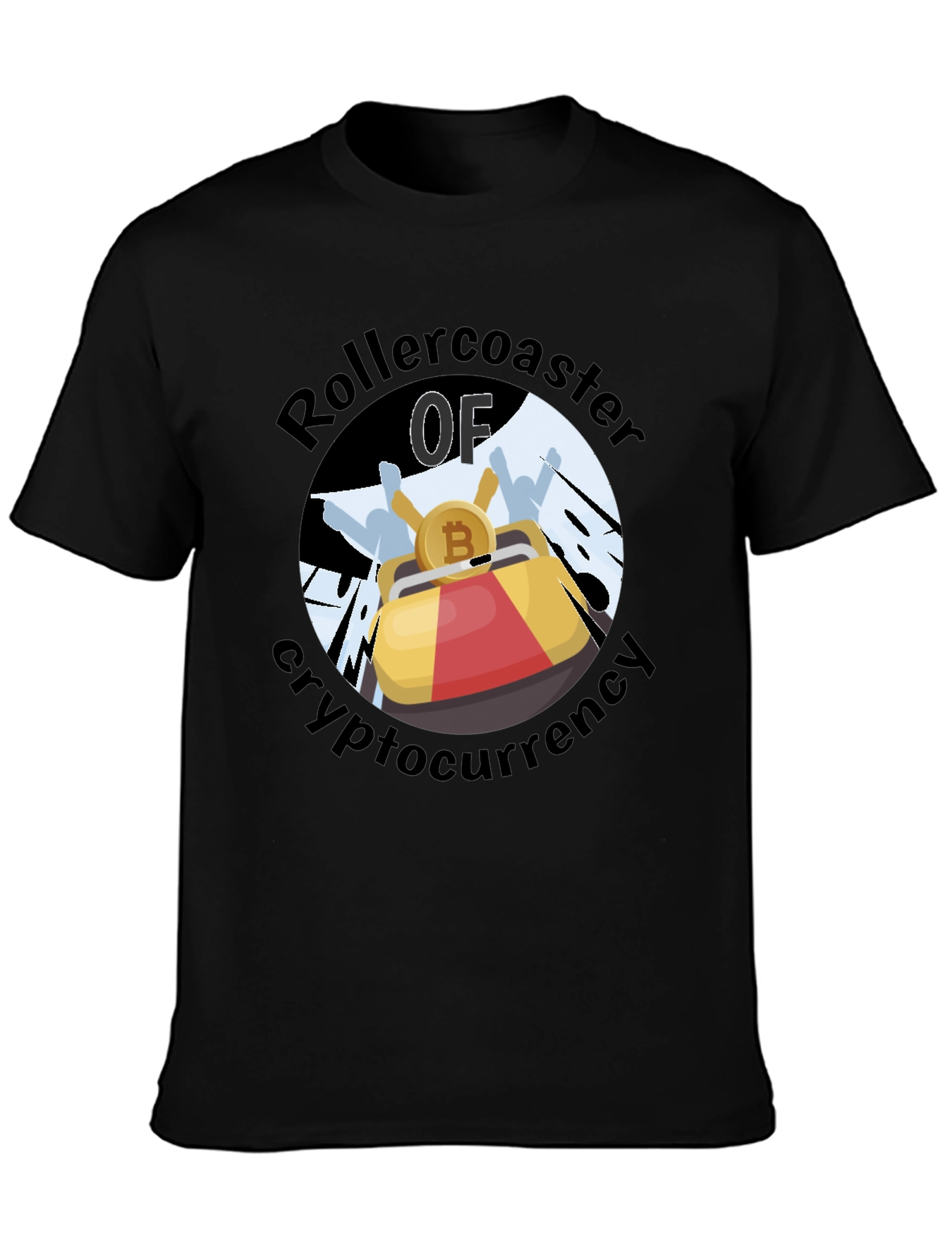 Cryptocurrency Rollercoaster T-Shirt
