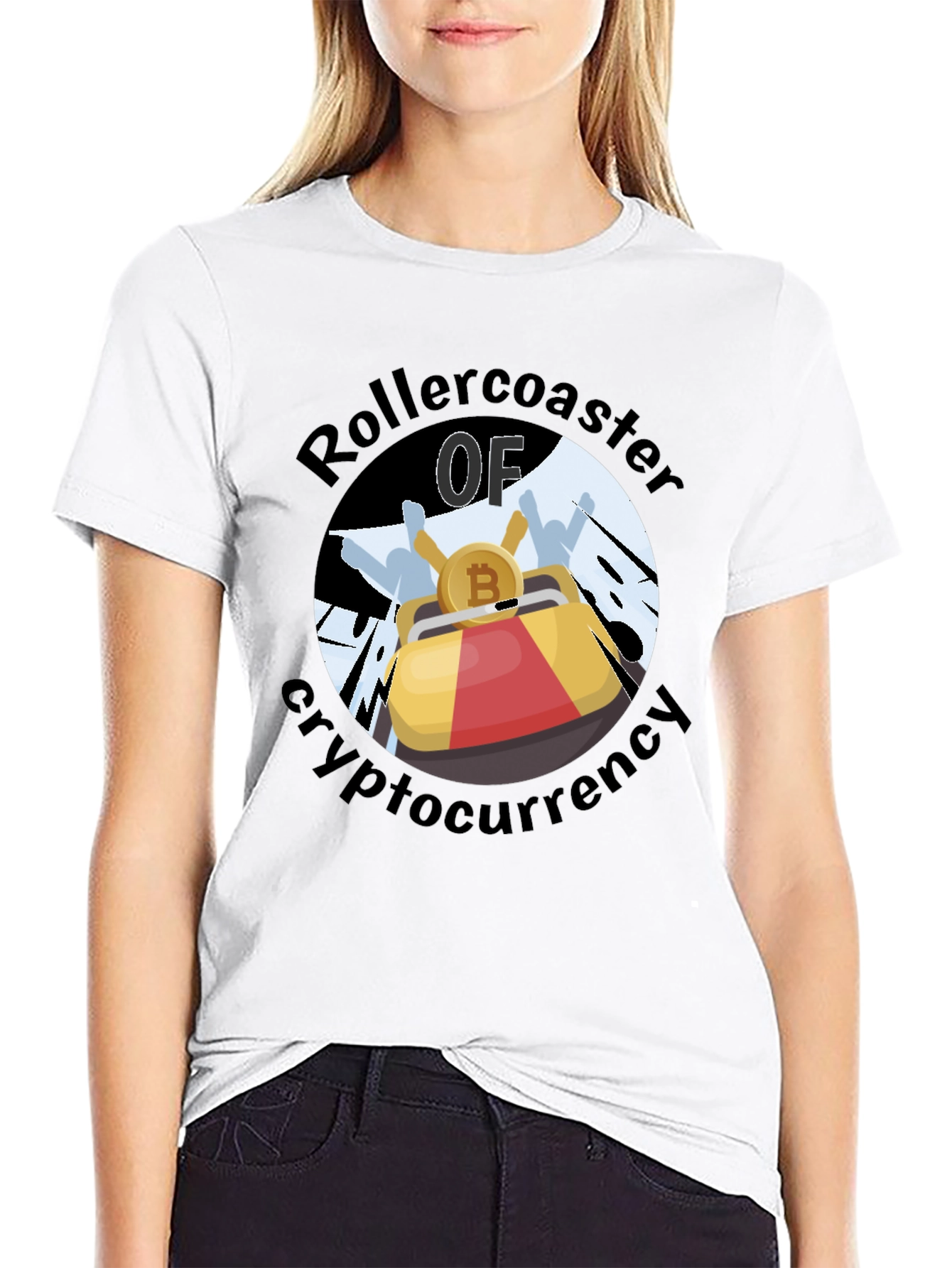 Cryptocurrency Rollercoaster T-Shirt