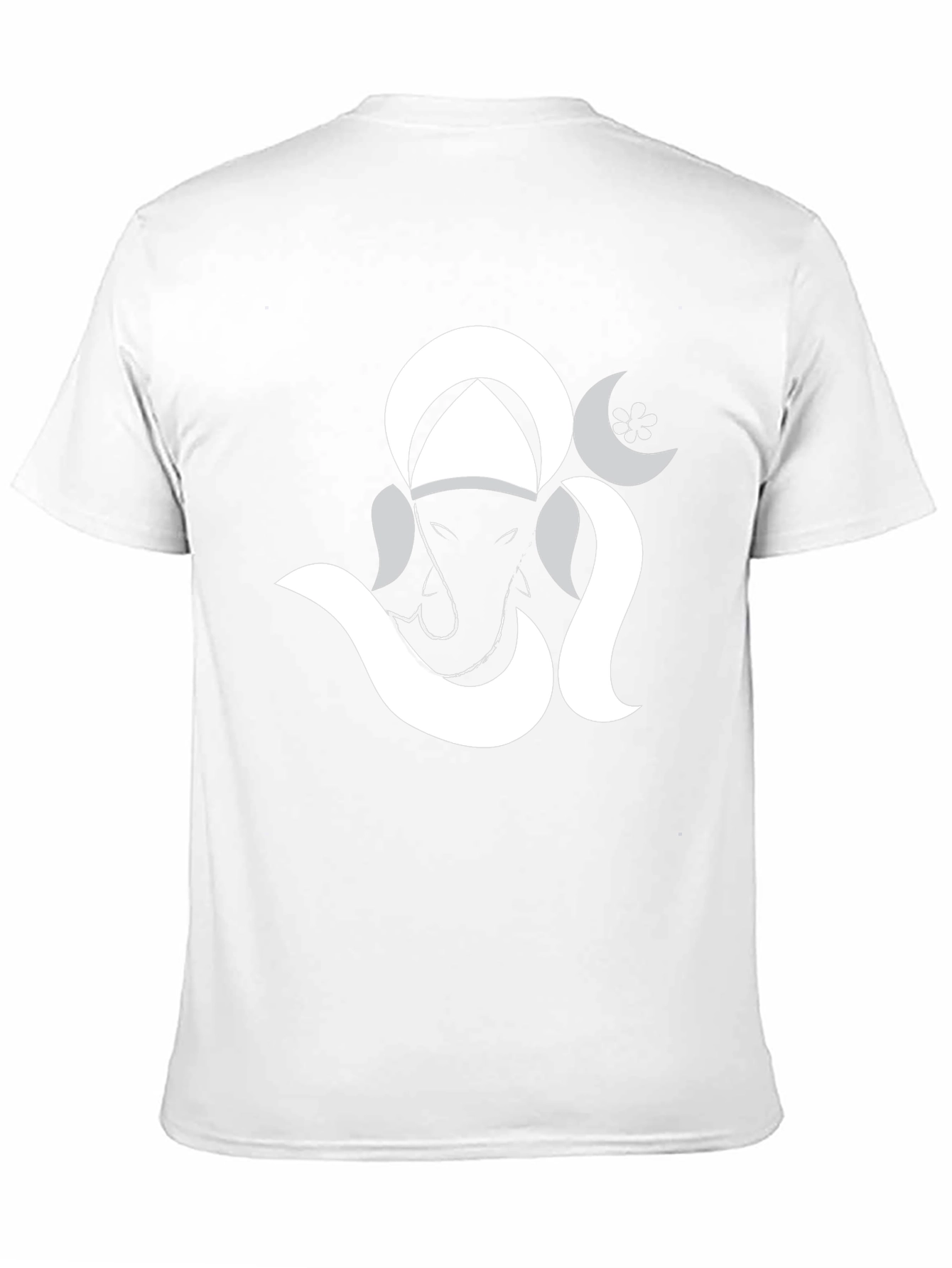 Ganesh Graphic Print Black Tee
