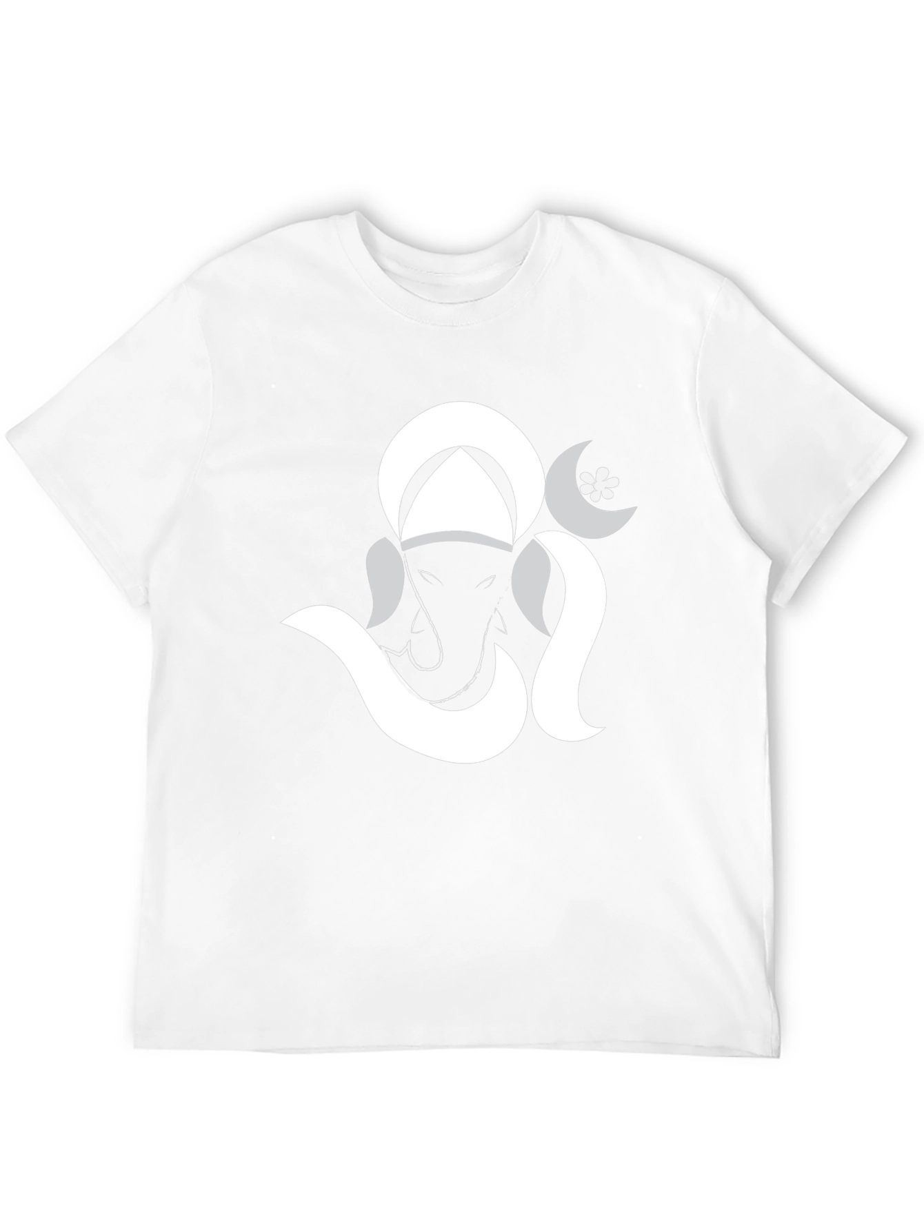 Ganesh Graphic Print Black Tee