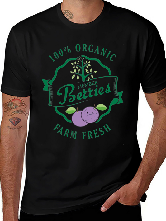 Organic Berries Farm Fresh Graphic Tee