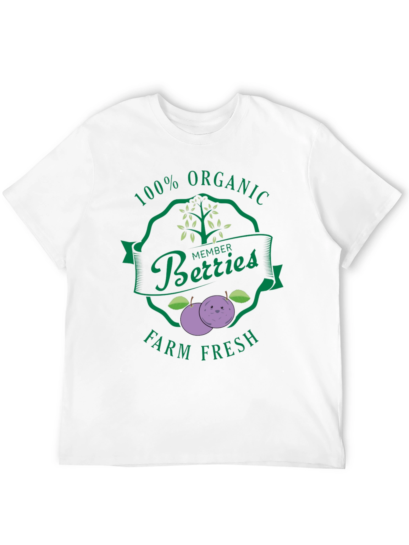 Organic Berries Farm Fresh Graphic Tee