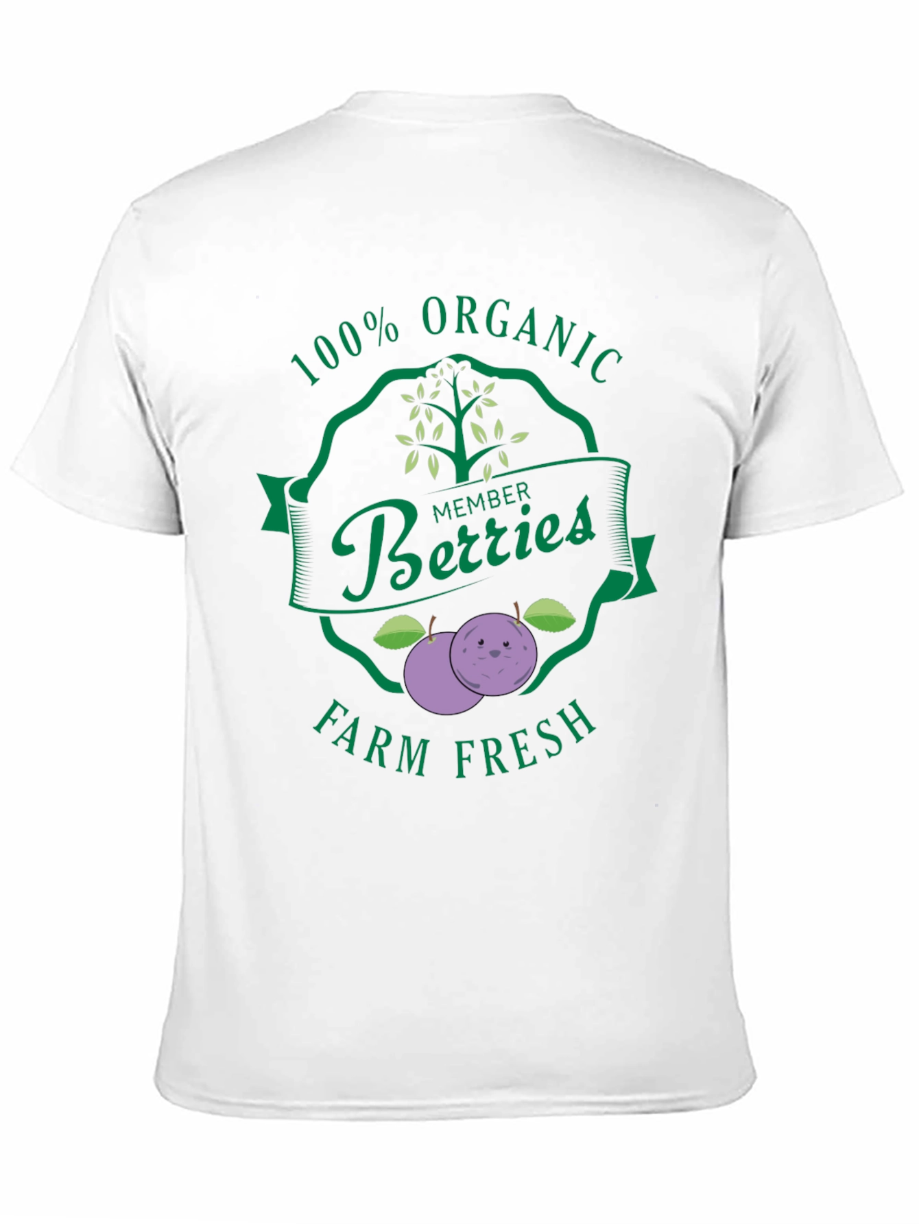 Organic Berries Farm Fresh Graphic Tee
