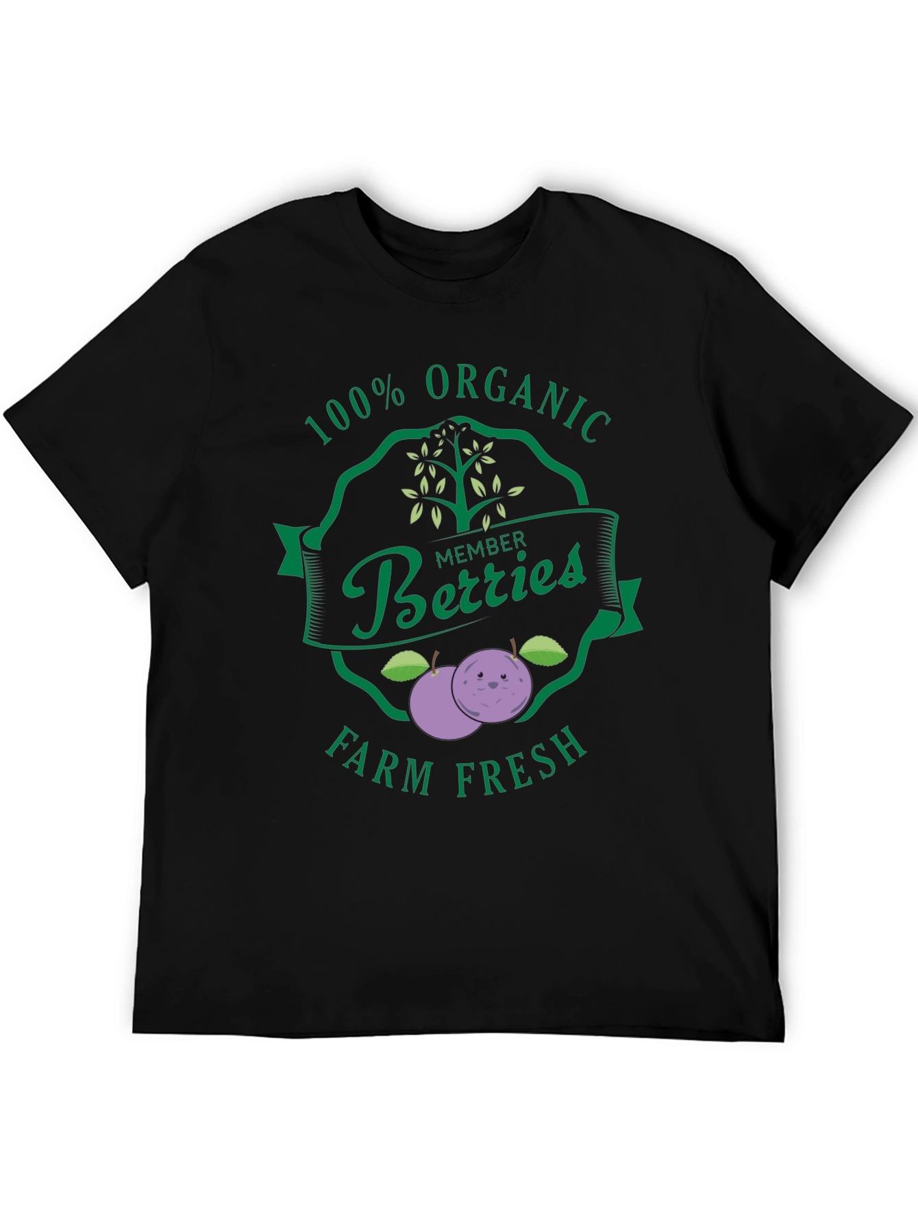 Organic Berries Farm Fresh Graphic Tee