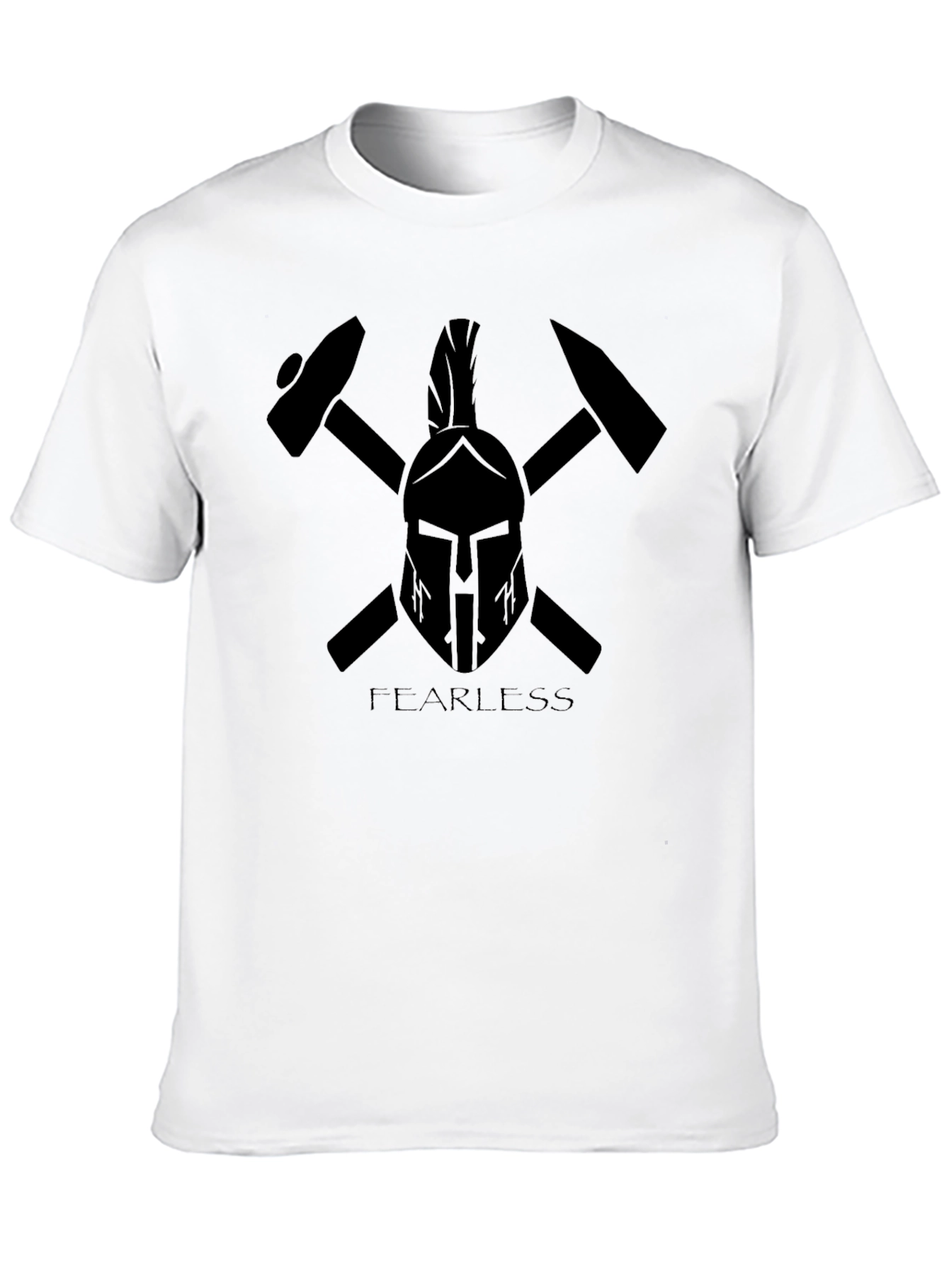 Fearless Spartan Black T-Shirt