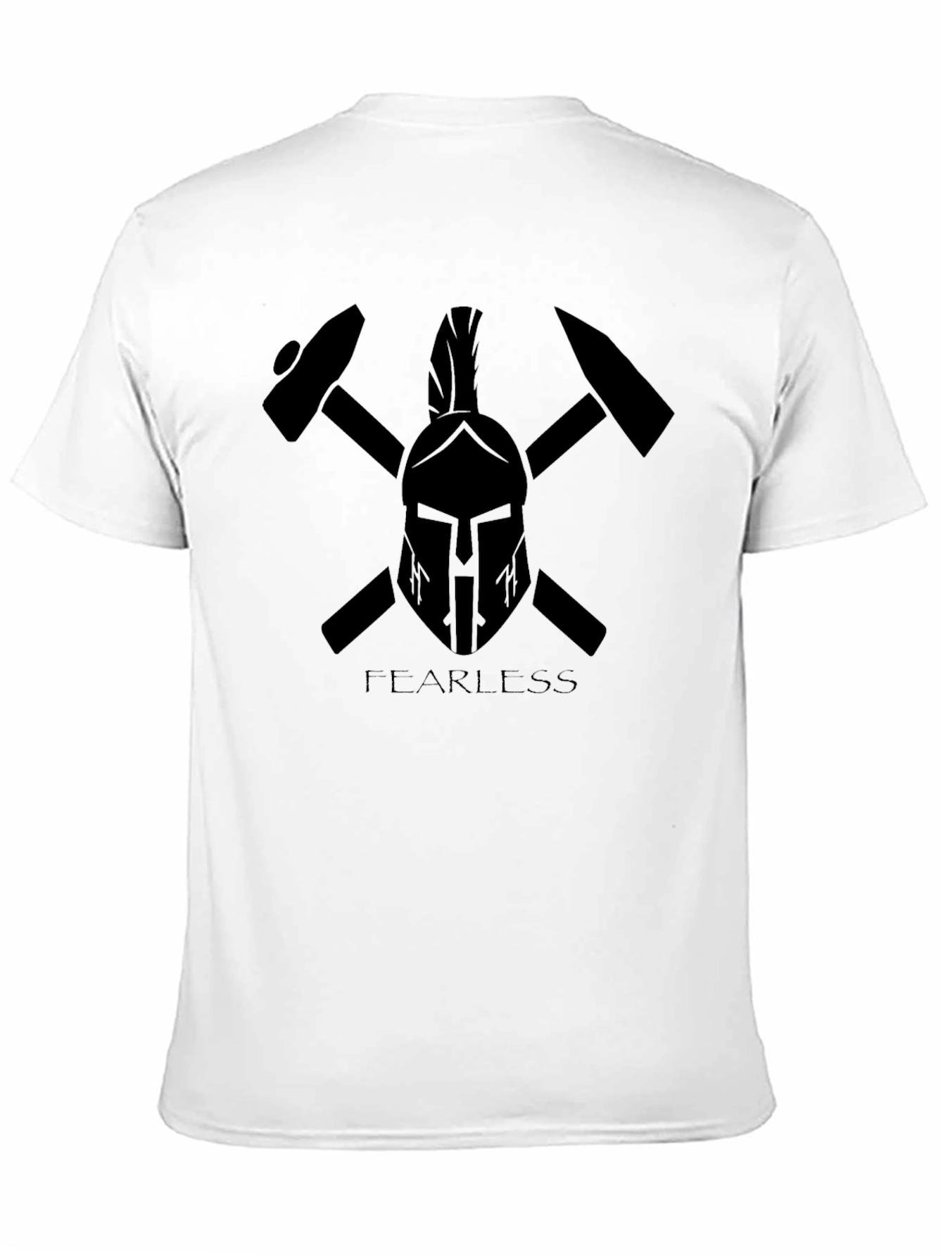 Fearless Spartan Black T-Shirt