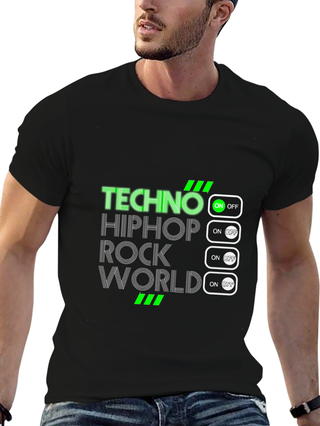Techno Music On/Off T-Shirt