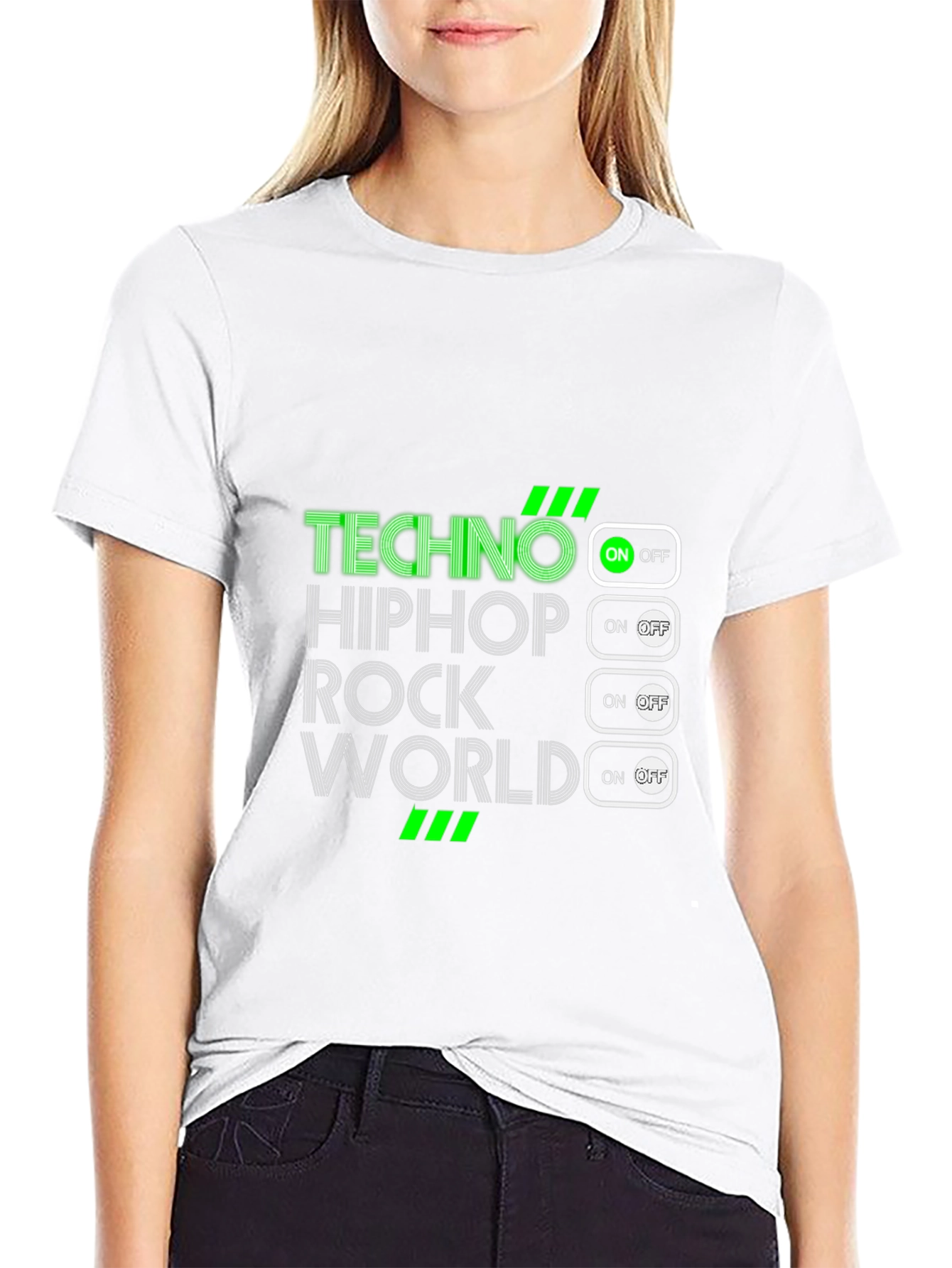 Techno Music On/Off T-Shirt