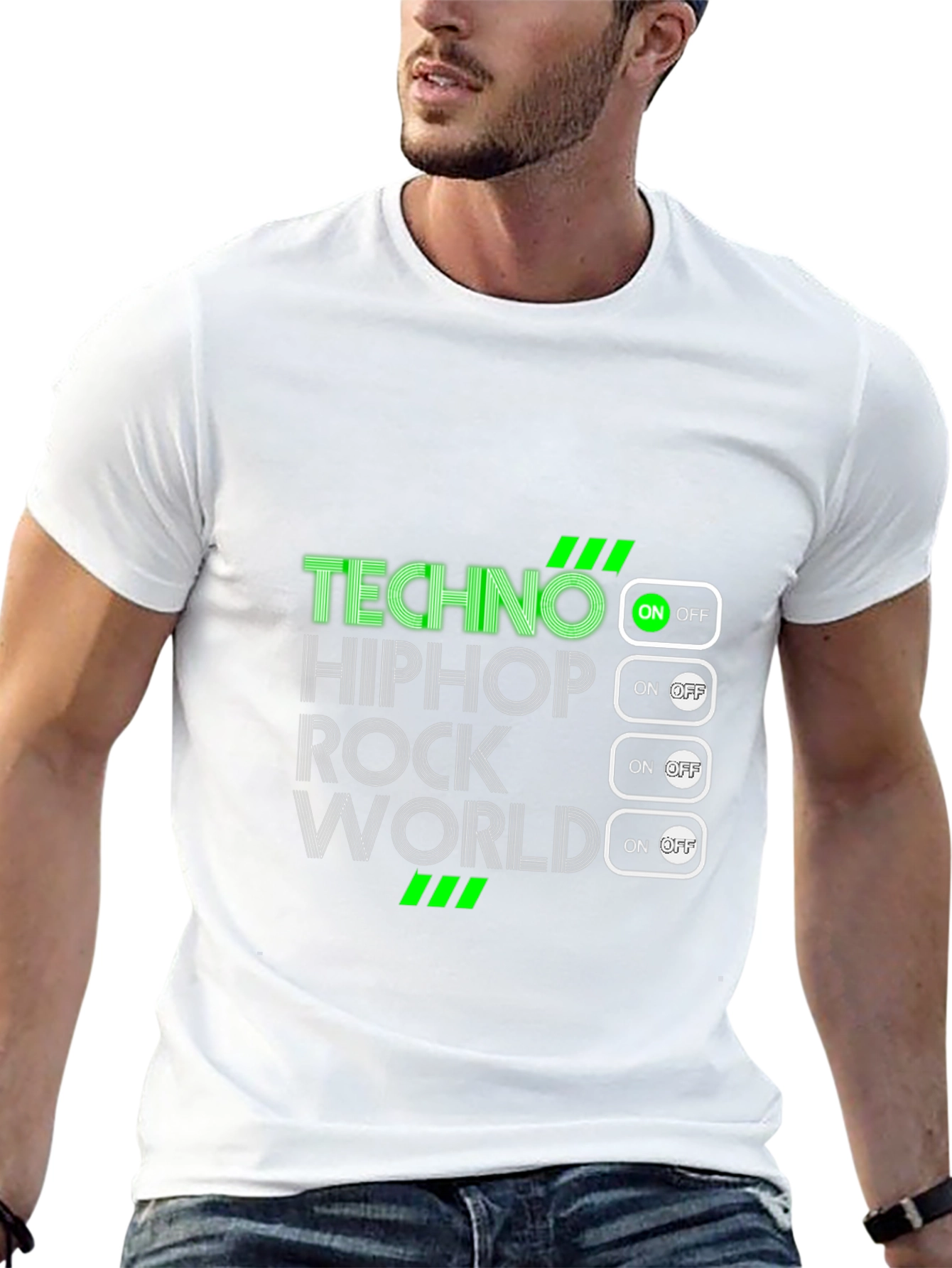 Techno Music On/Off T-Shirt