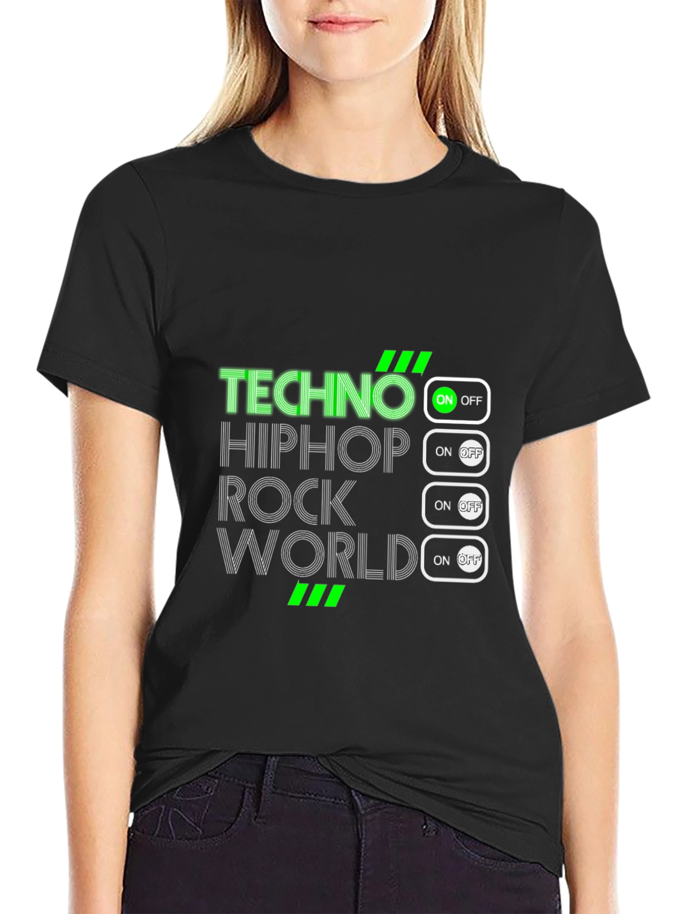 Techno Music On/Off T-Shirt