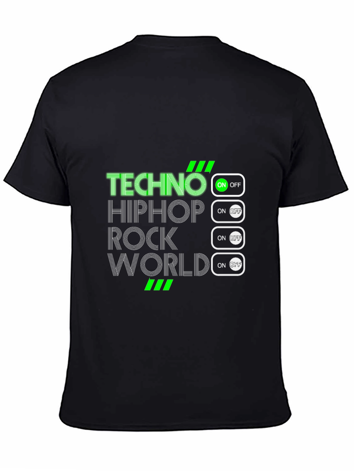Techno Music On/Off T-Shirt