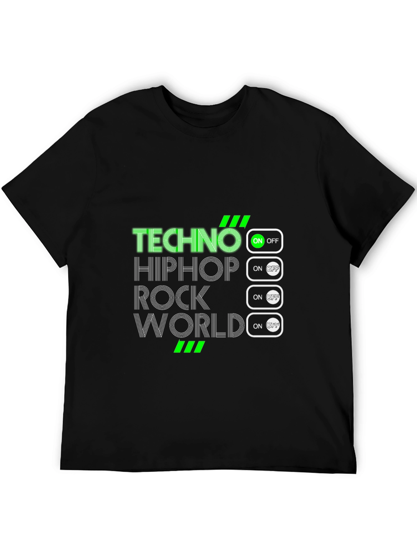 Techno Music On/Off T-Shirt