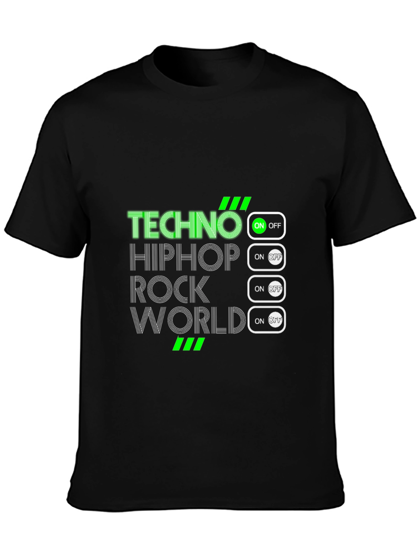 Techno Music On/Off T-Shirt
