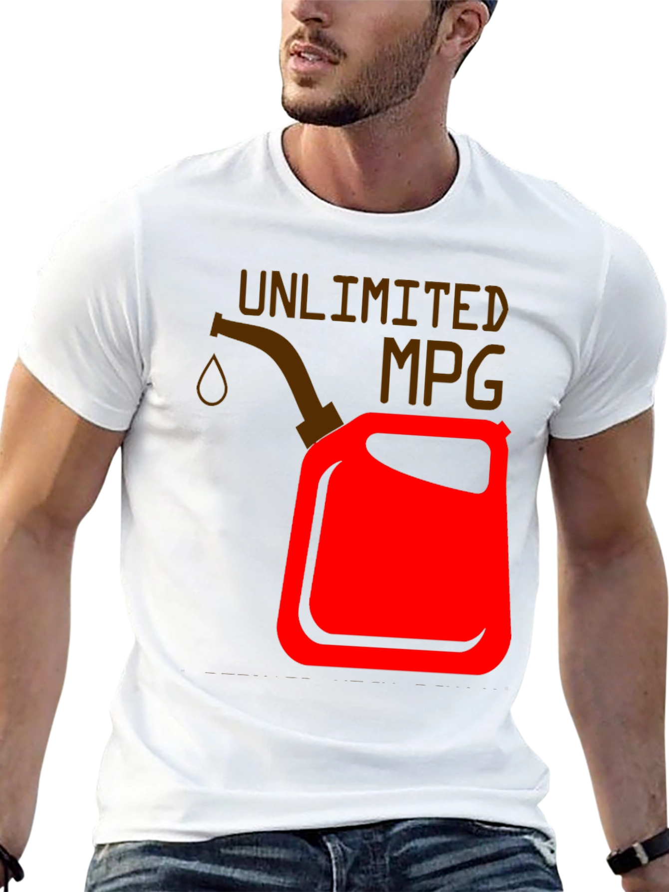 Unlimited MPG Graphic T-Shirt - Black Cotton Tee