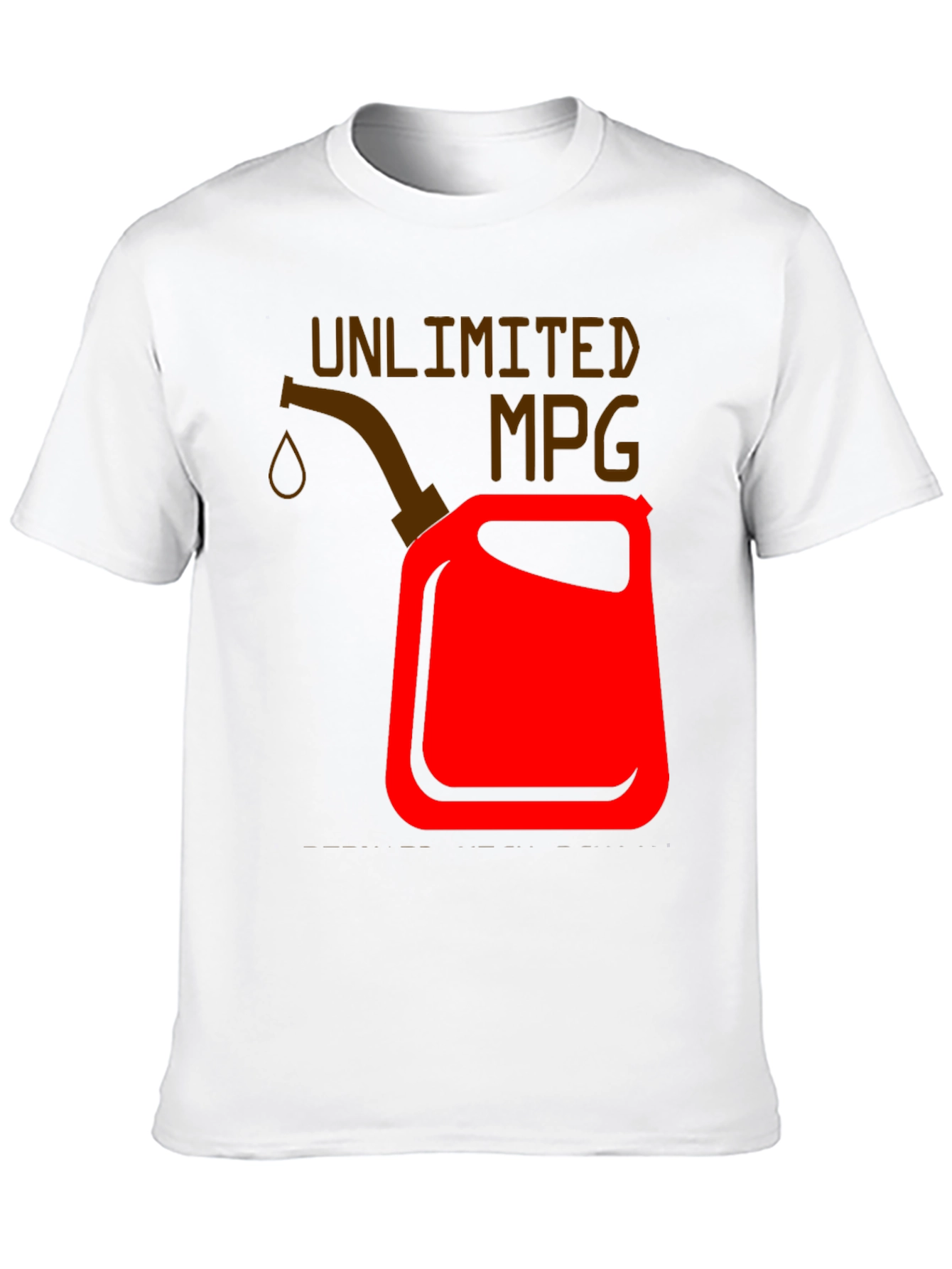 Unlimited MPG Graphic T-Shirt - Black Cotton Tee