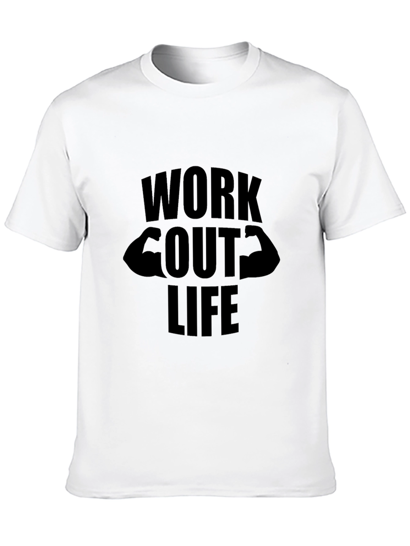 Workout Life Graphic Tee - Black