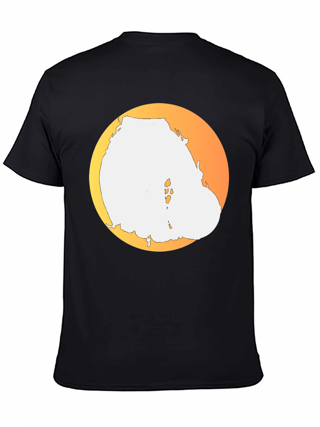 Sunset Island Tee - Black Graphic T-Shirt
