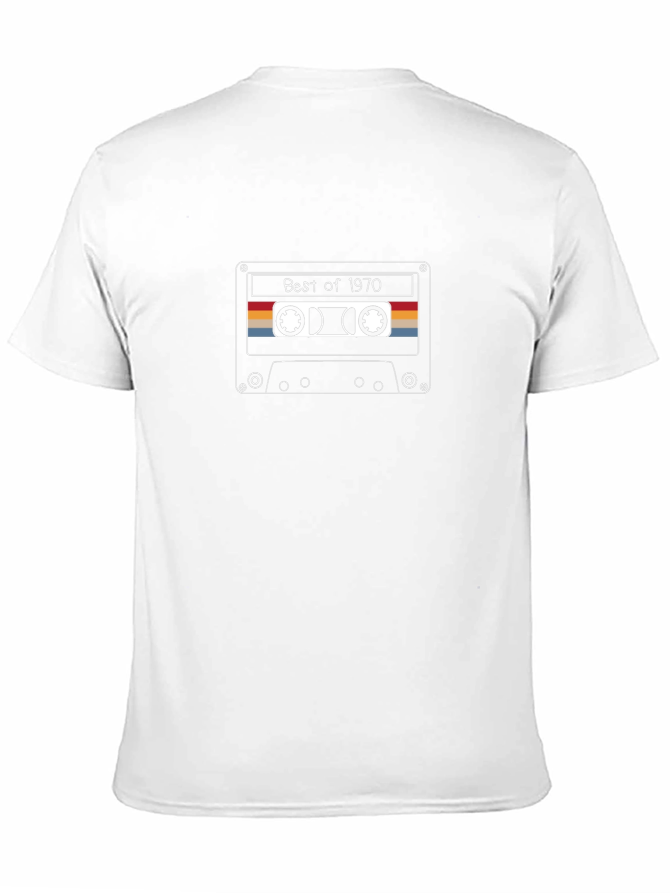 Retro Best of 1970 Cassette Tape Graphic Tee