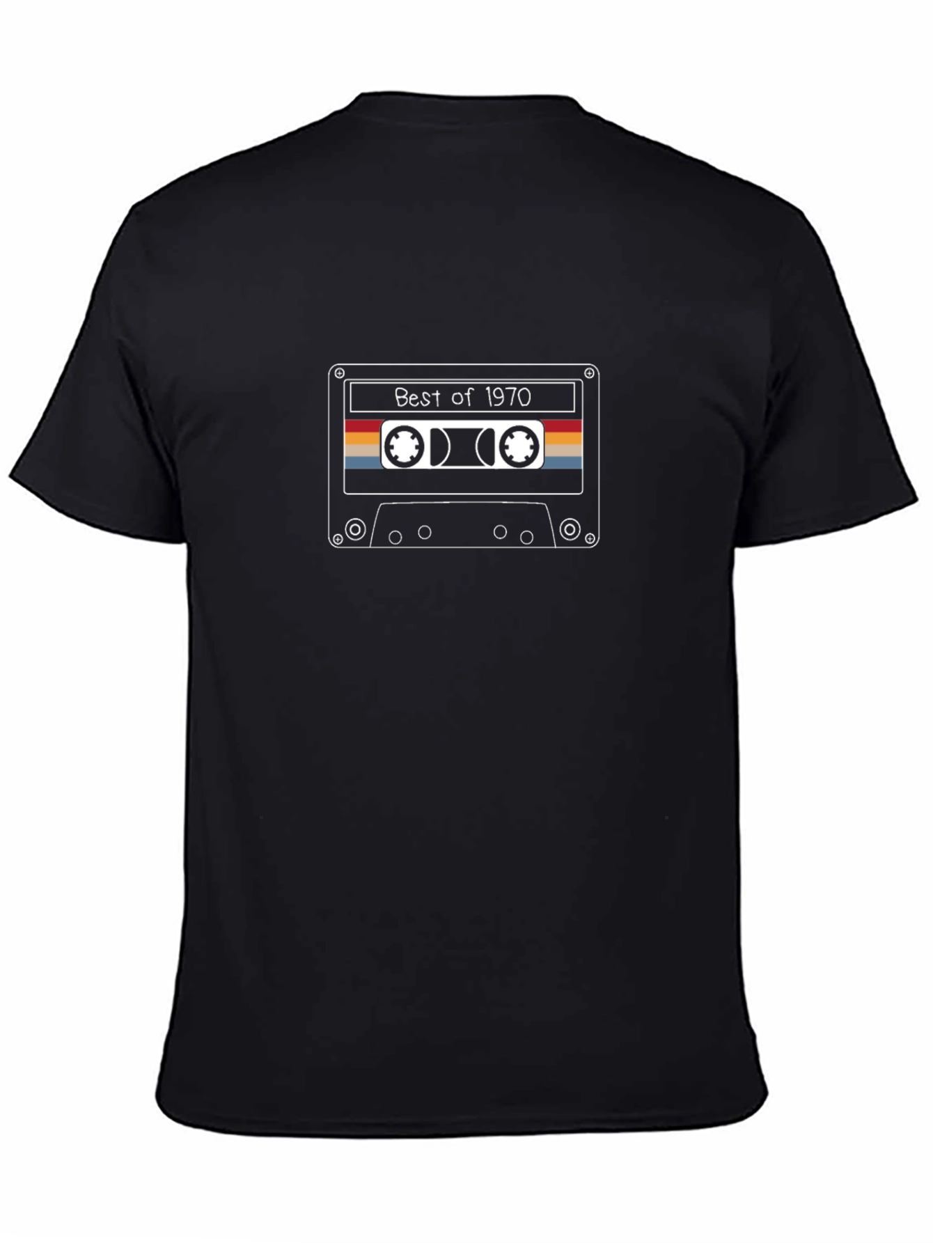 Retro Best of 1970 Cassette Tape Graphic Tee