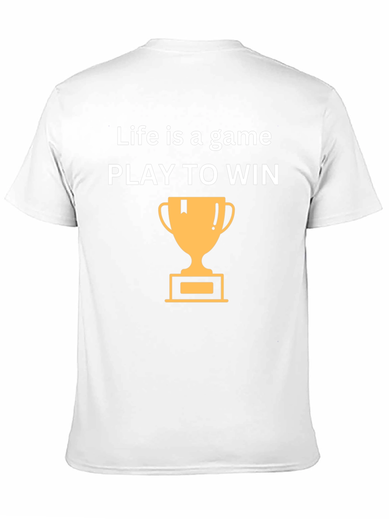 Life Is a Game Play to Win Black T-Shirt
