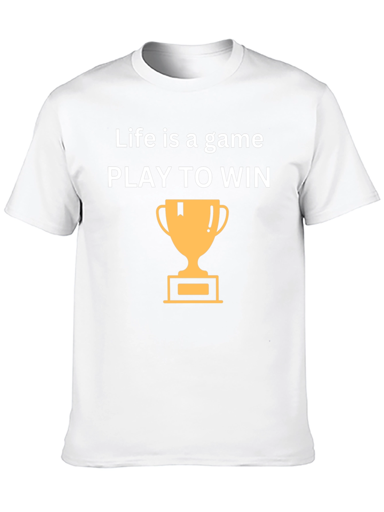 Life Is a Game Play to Win Black T-Shirt