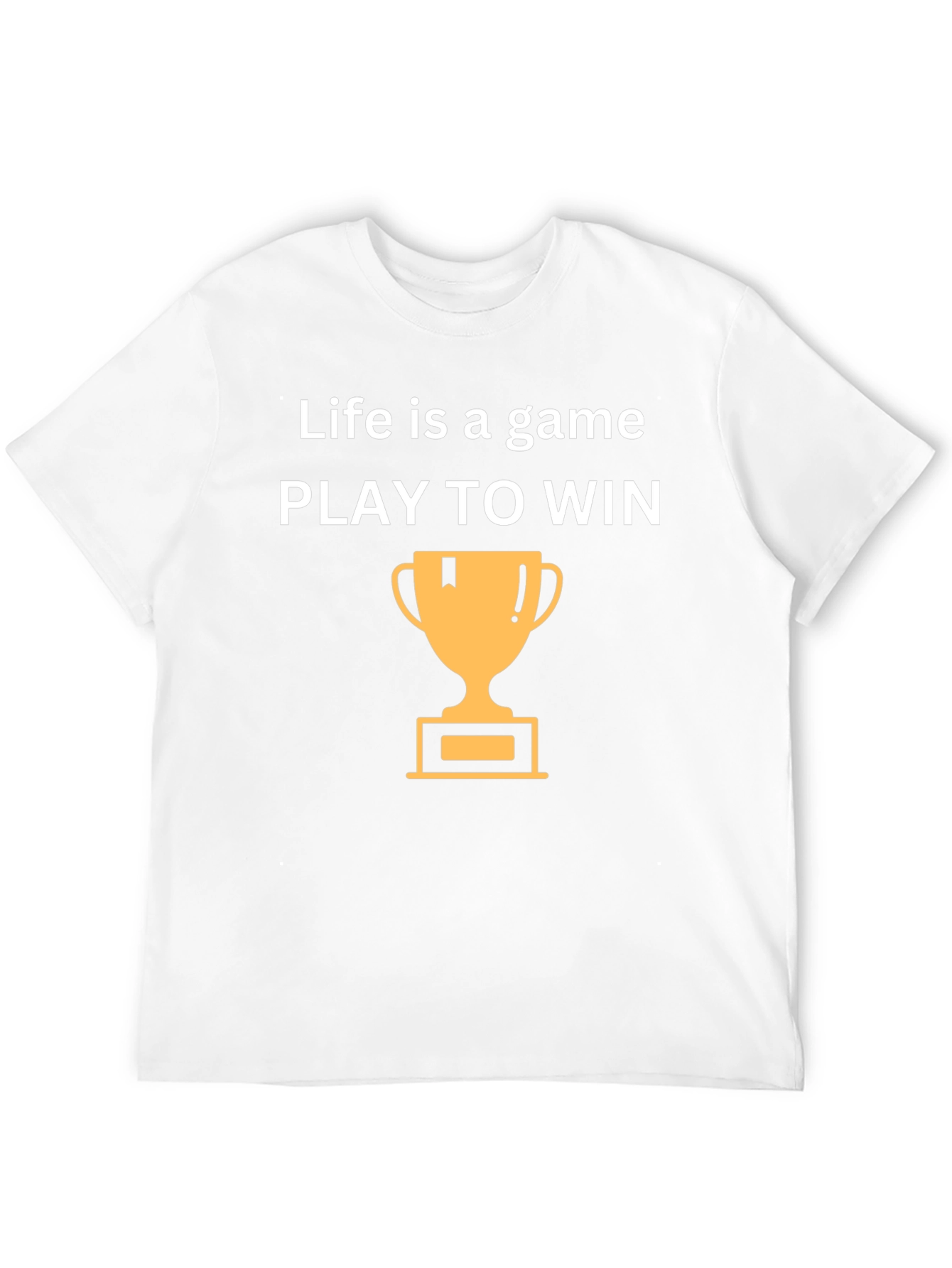 Life Is a Game Play to Win Black T-Shirt